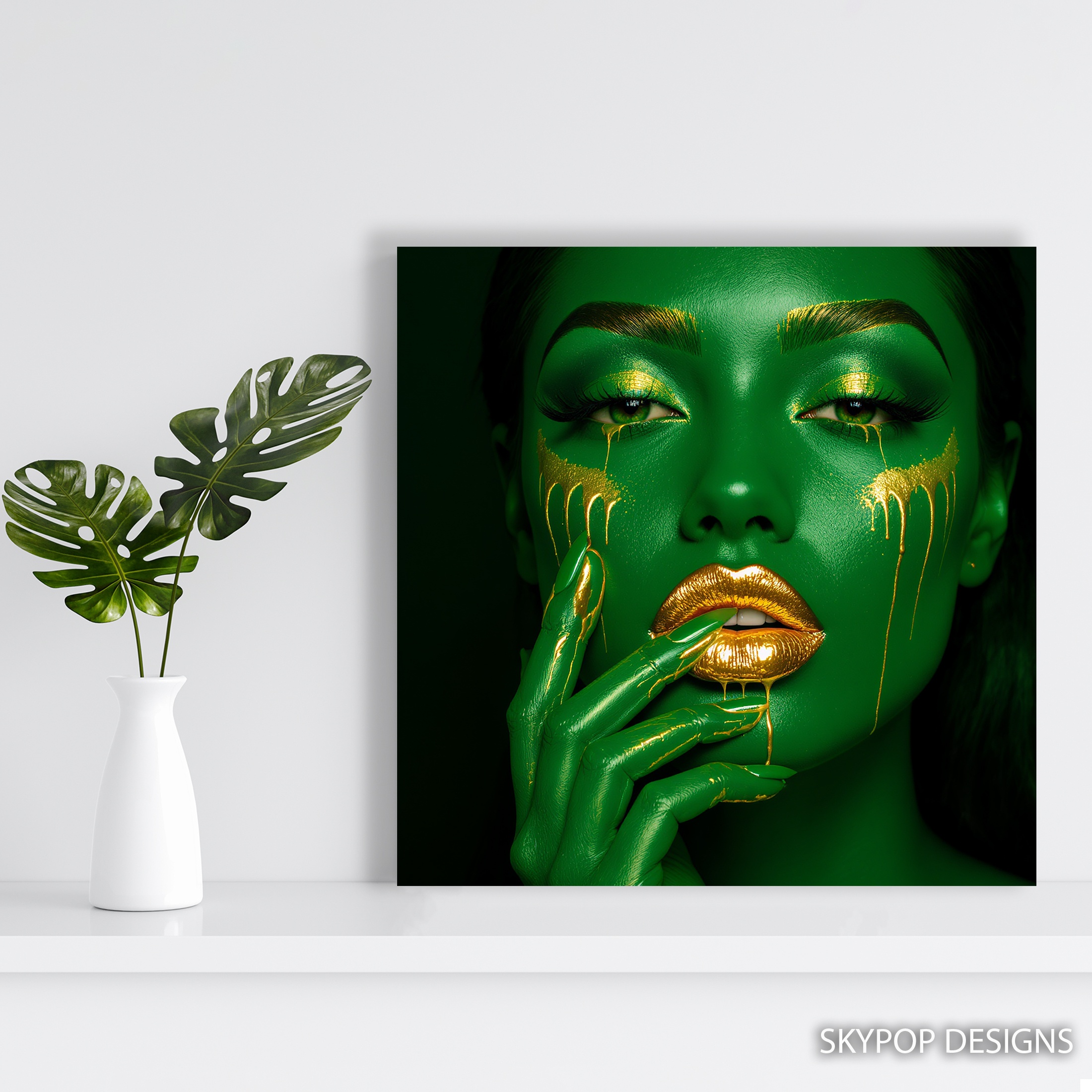 5.jpg Emerald Gold Glamour Art