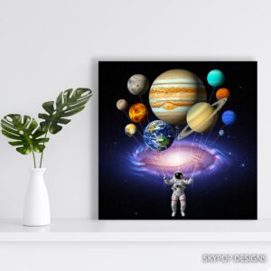 Astronaut Planet Balloon Art