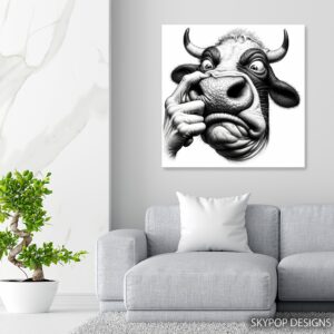 Highland Cow Art