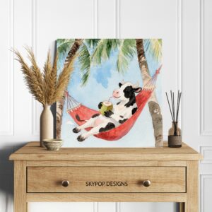 Cow Hammock Art