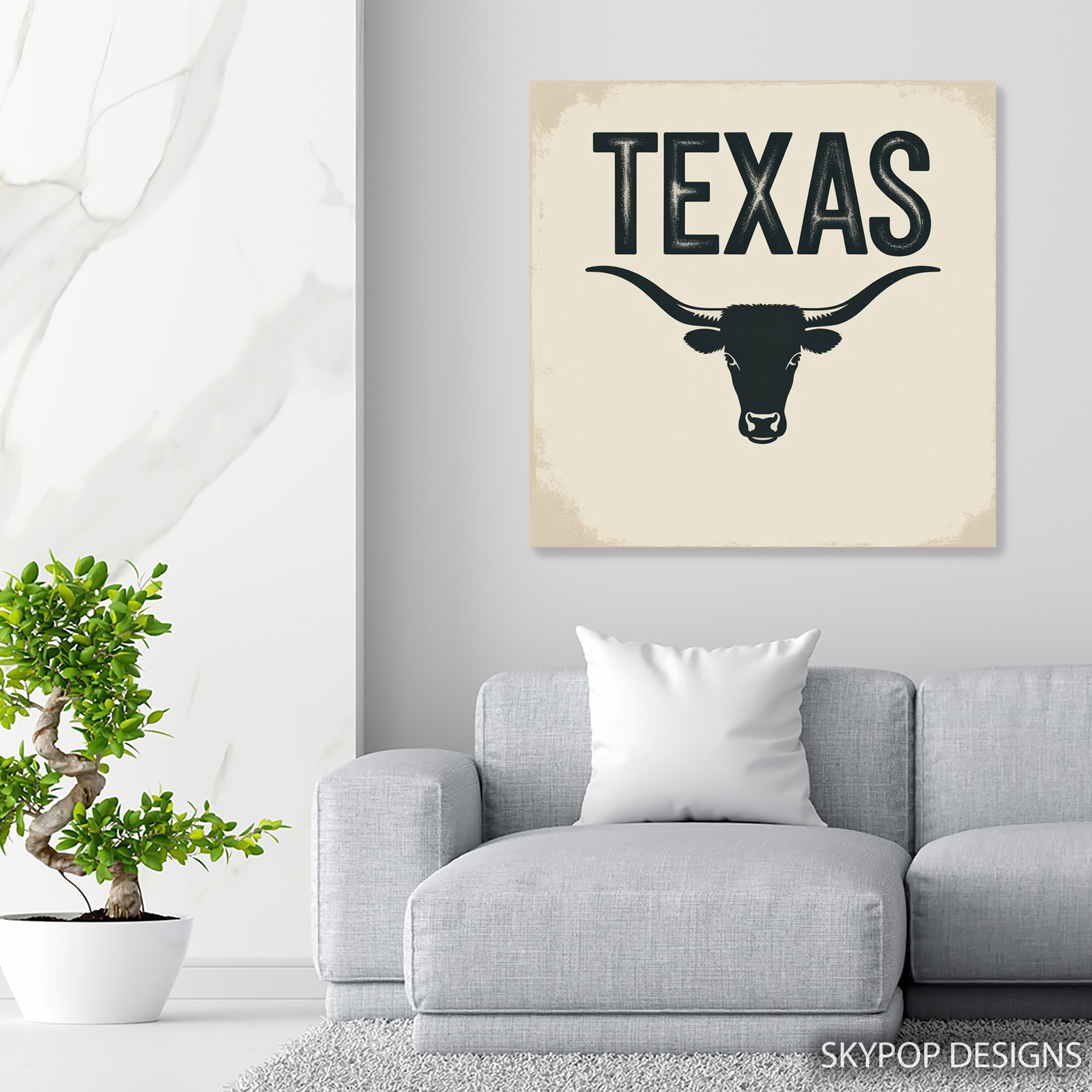 5.jpg Texas Longhorn Art