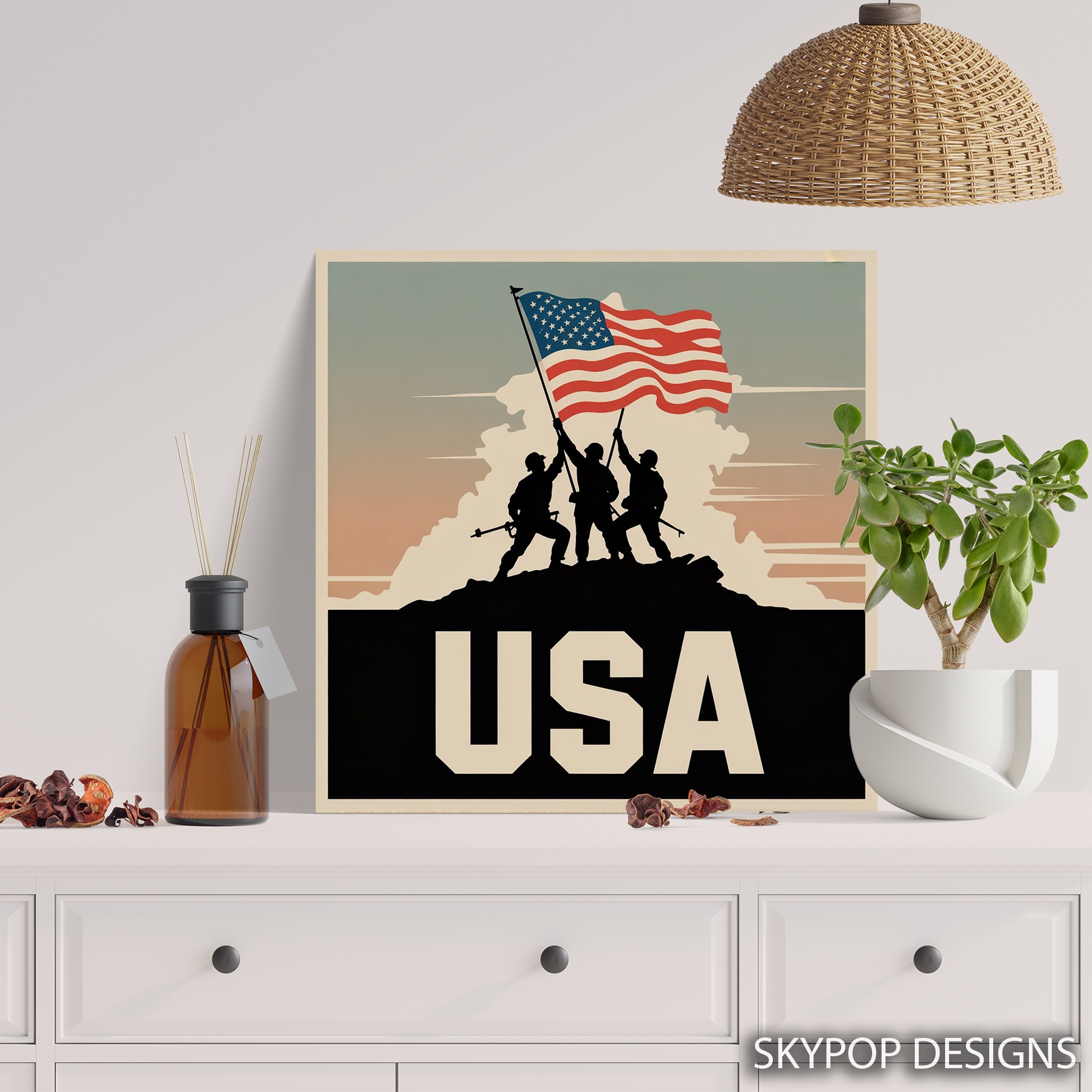 5.jpg American Flag Raising Art