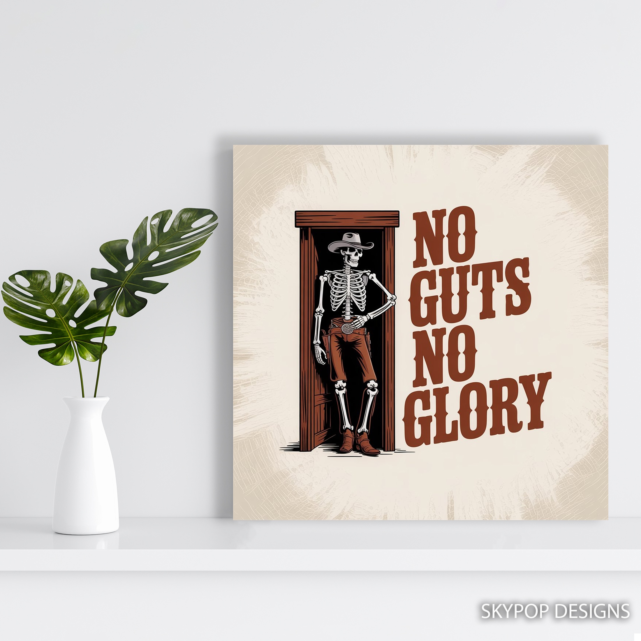 5.jpg Cowboy Skeleton Art