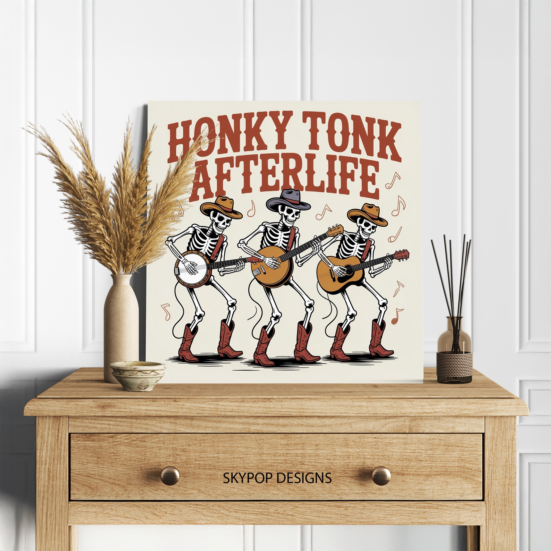 5.jpg Skeleton Country Band Art
