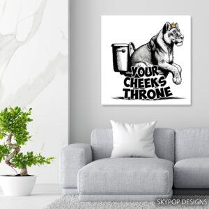 Lion King of Throne Art