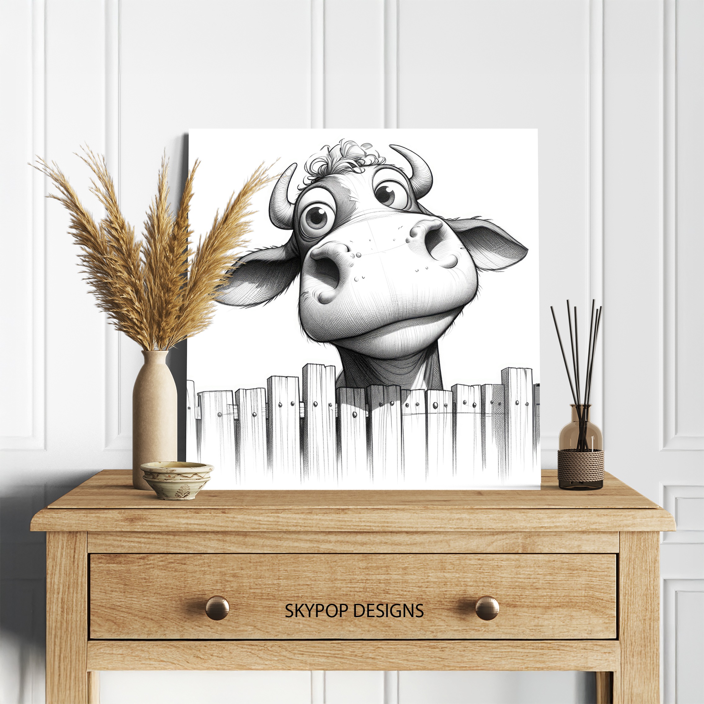 5.jpg Highland Cow Art