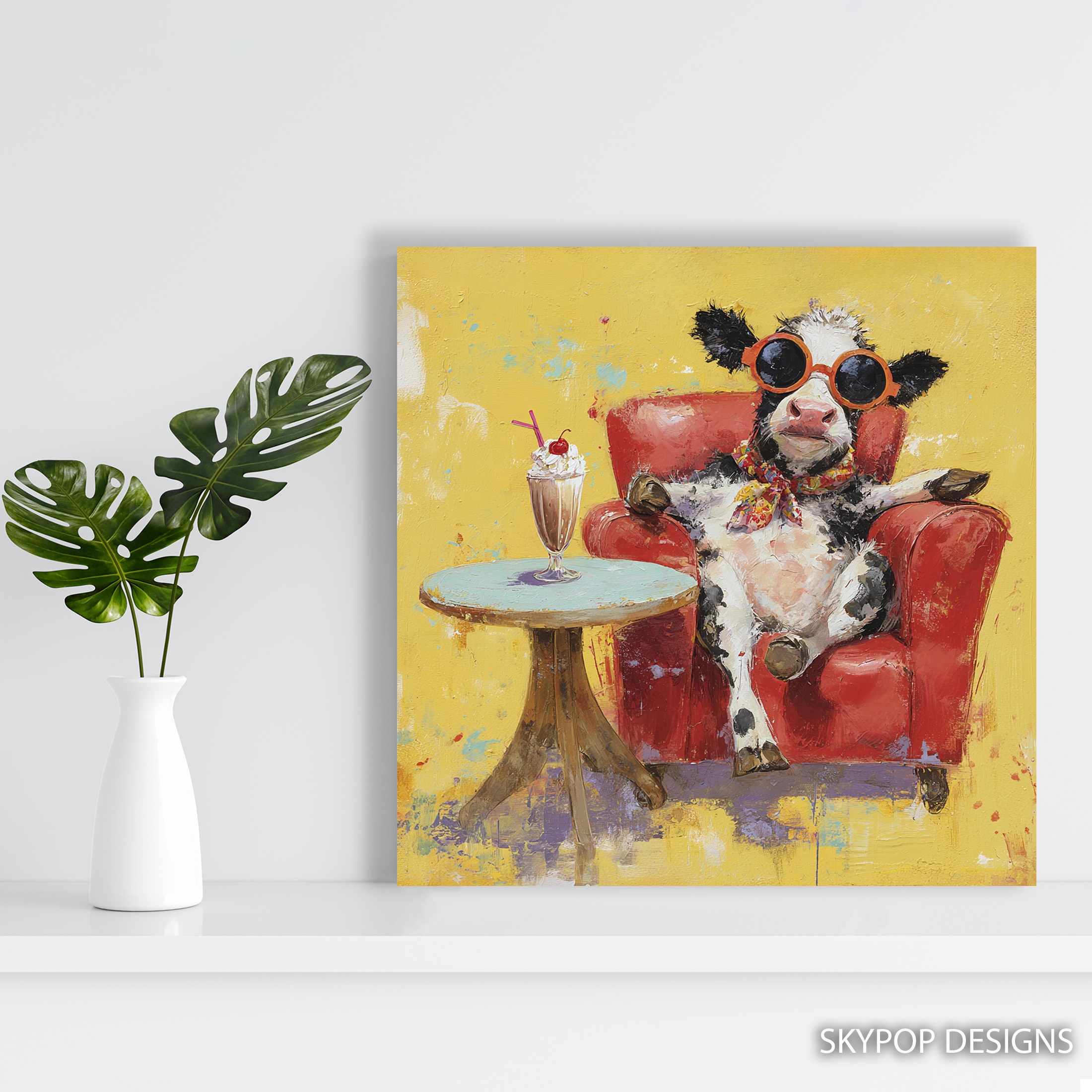 5.jpg Cow Milkshake Art