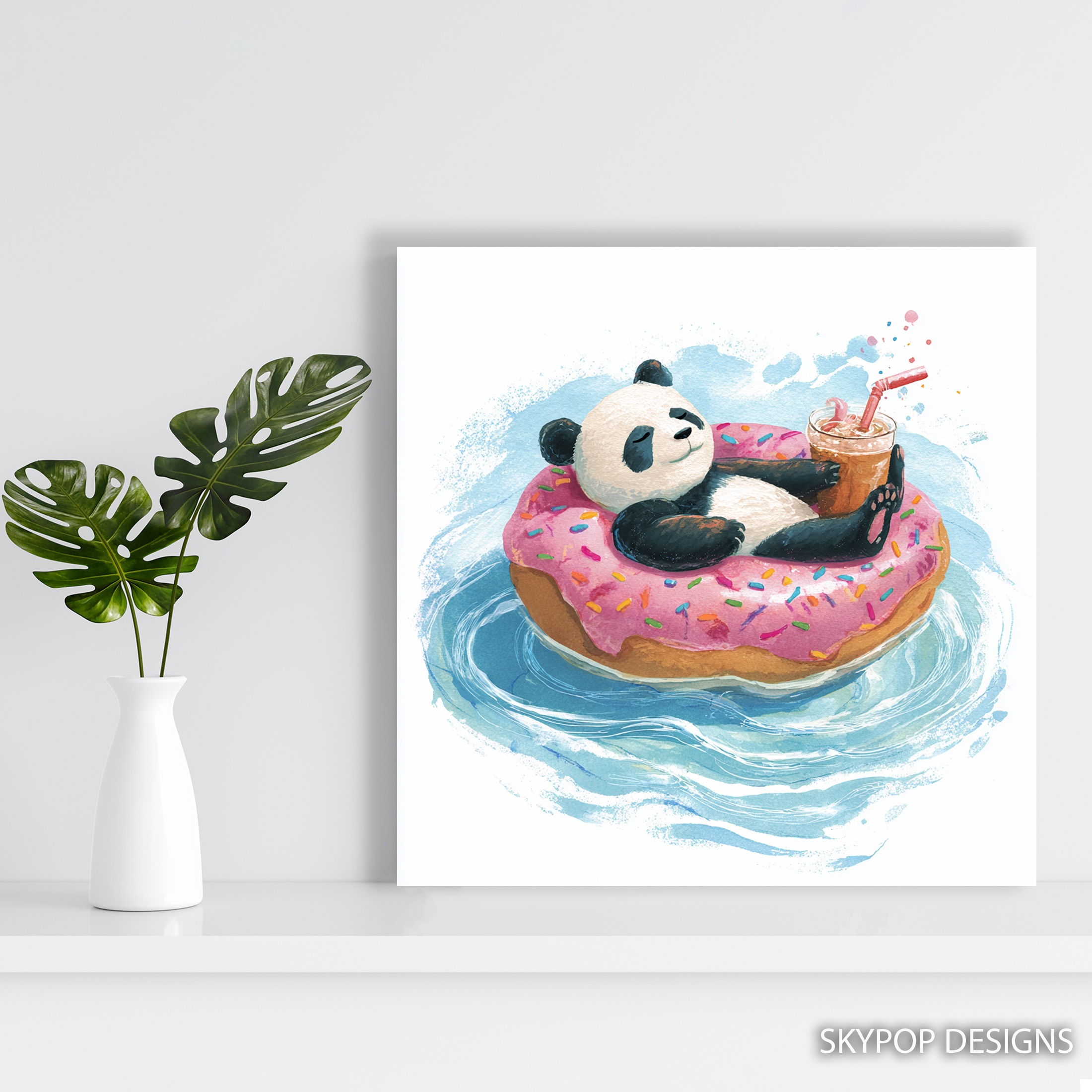 5.jpg Panda Donut Float Art