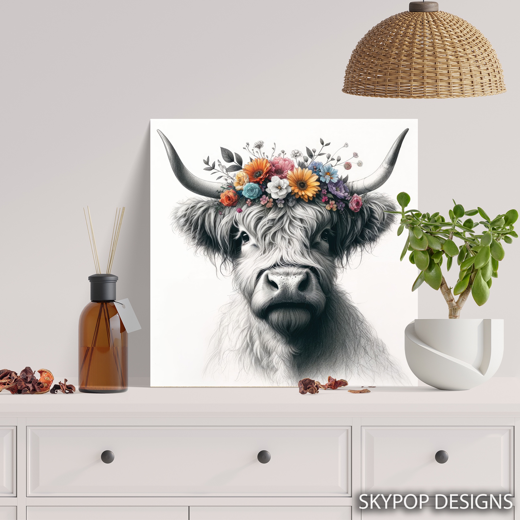 5.jpg Highland Cow Art