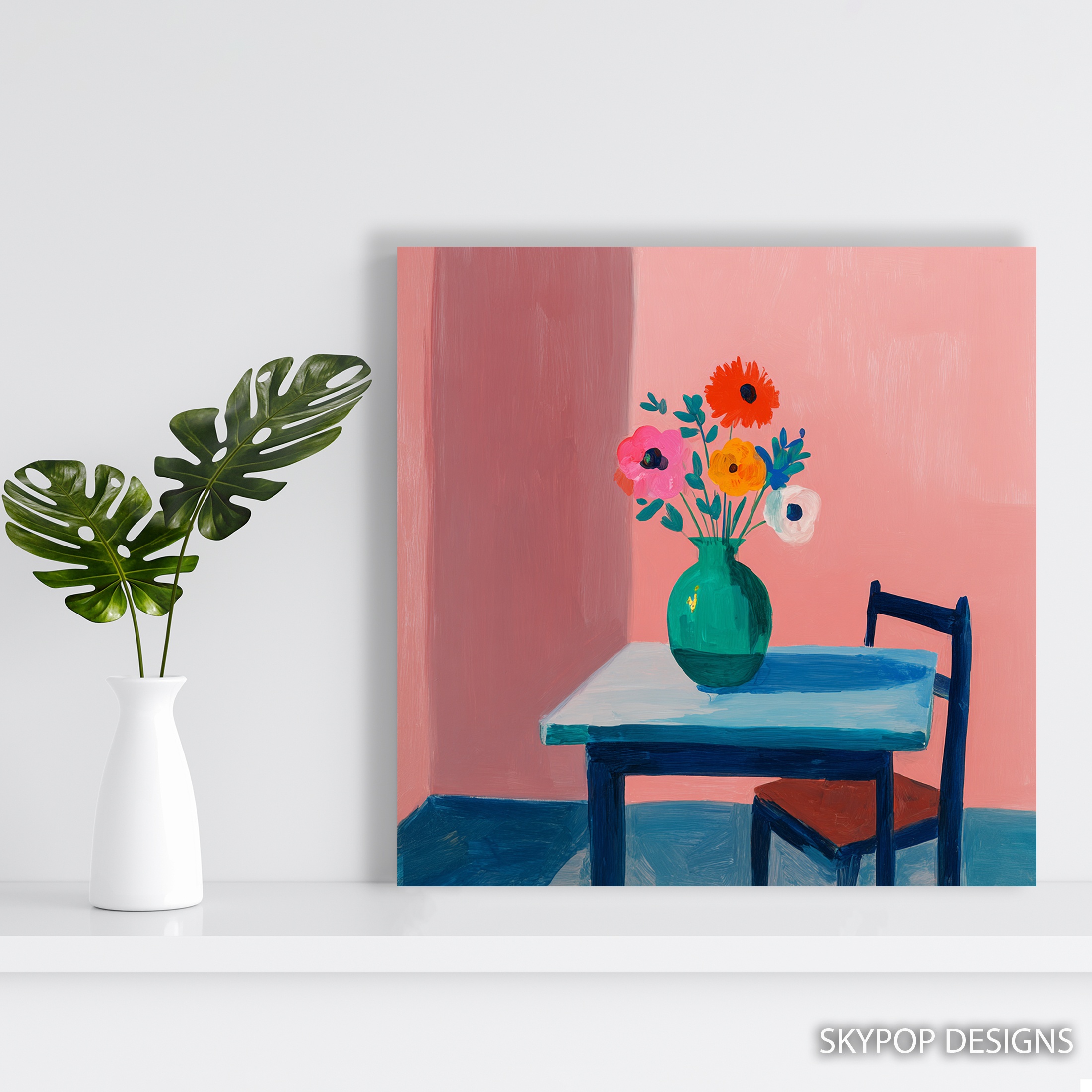 5.jpg Vibrant Floral Vase Art
