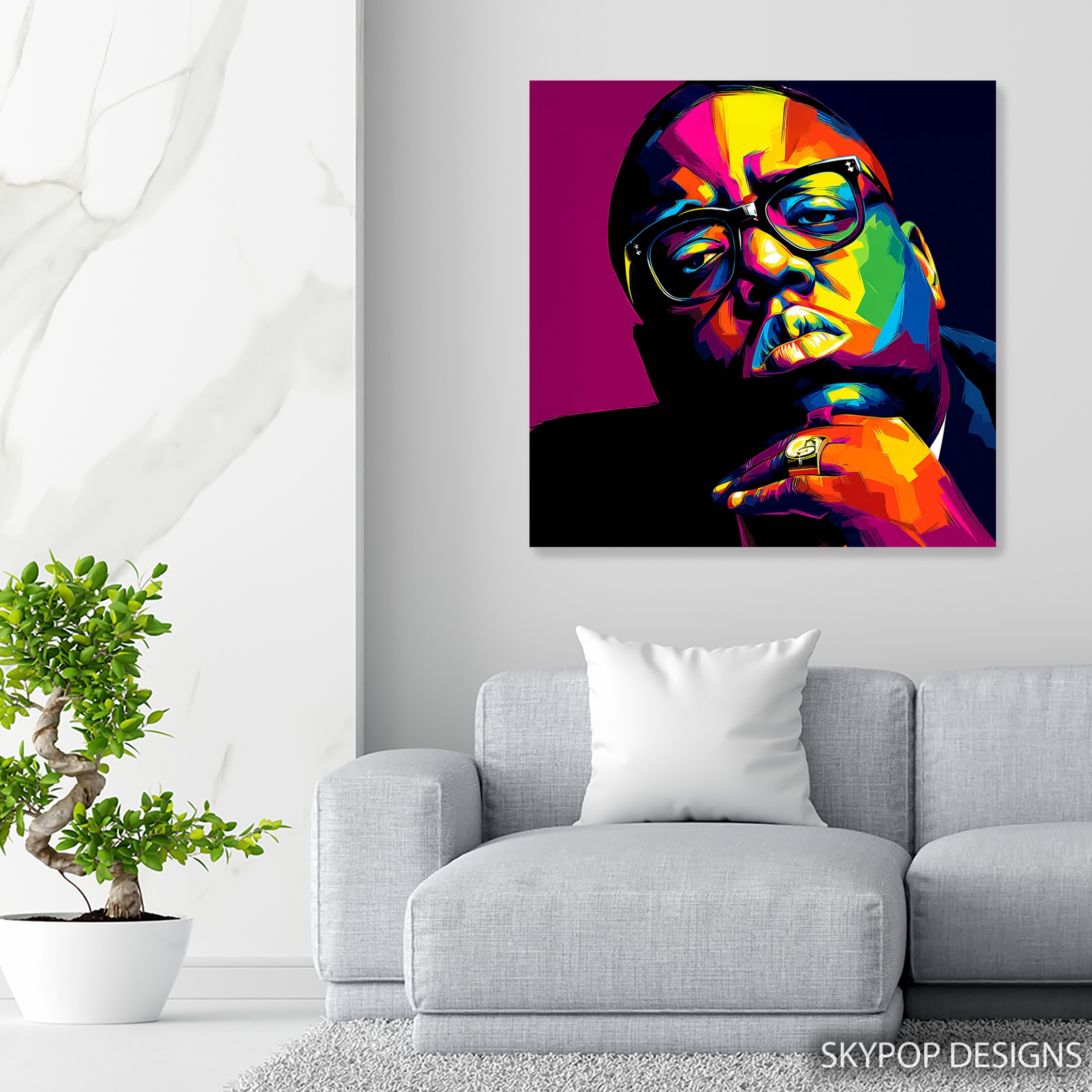 5.jpg Vibrant Pop Art Portrait Art