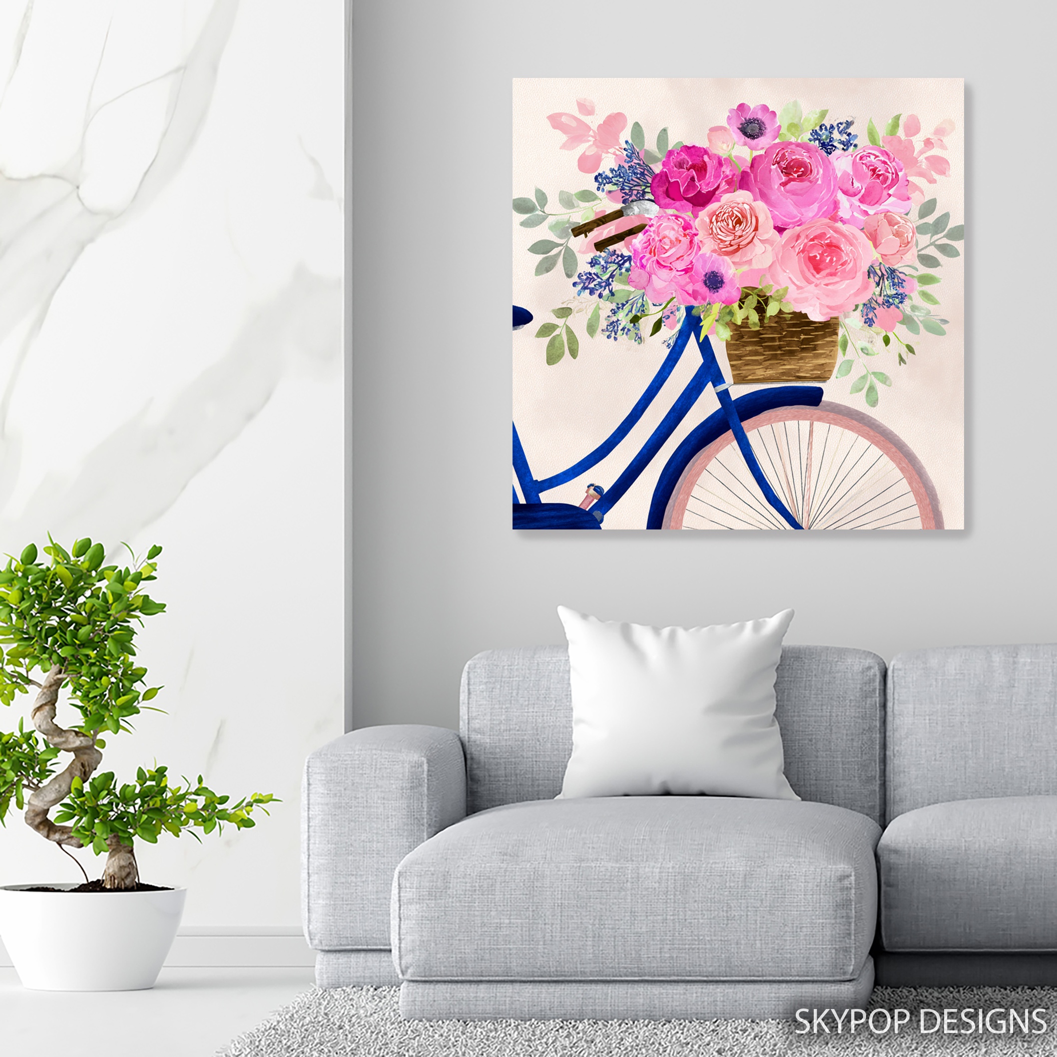 5.jpg Bicycle Flower Basket Art