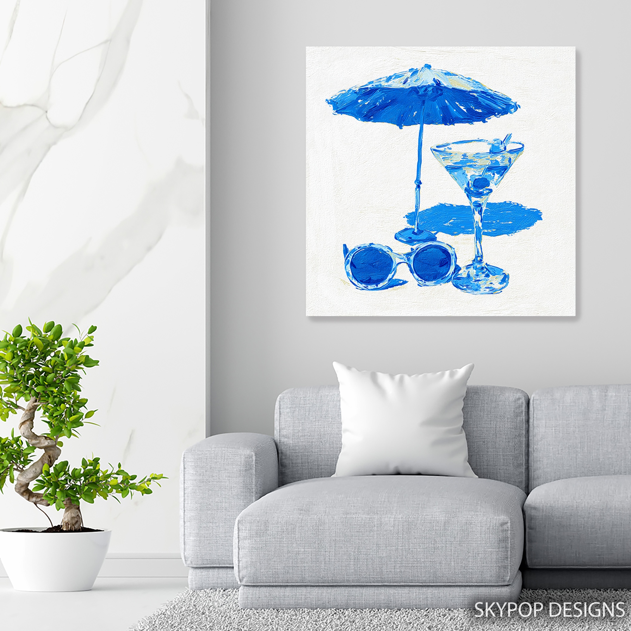 5.jpg Blue Summer Cocktail Art