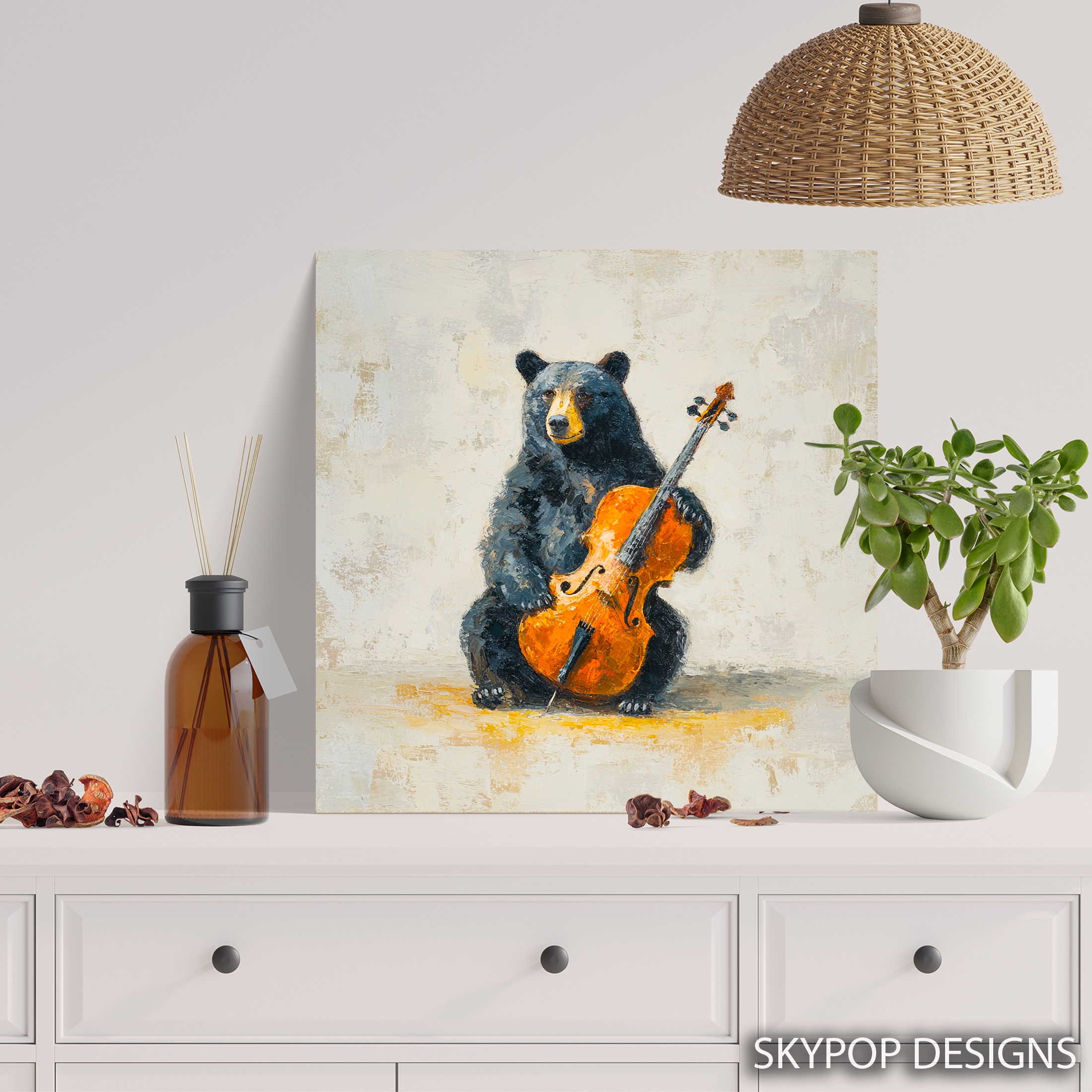 5.jpg Bear Cello Art