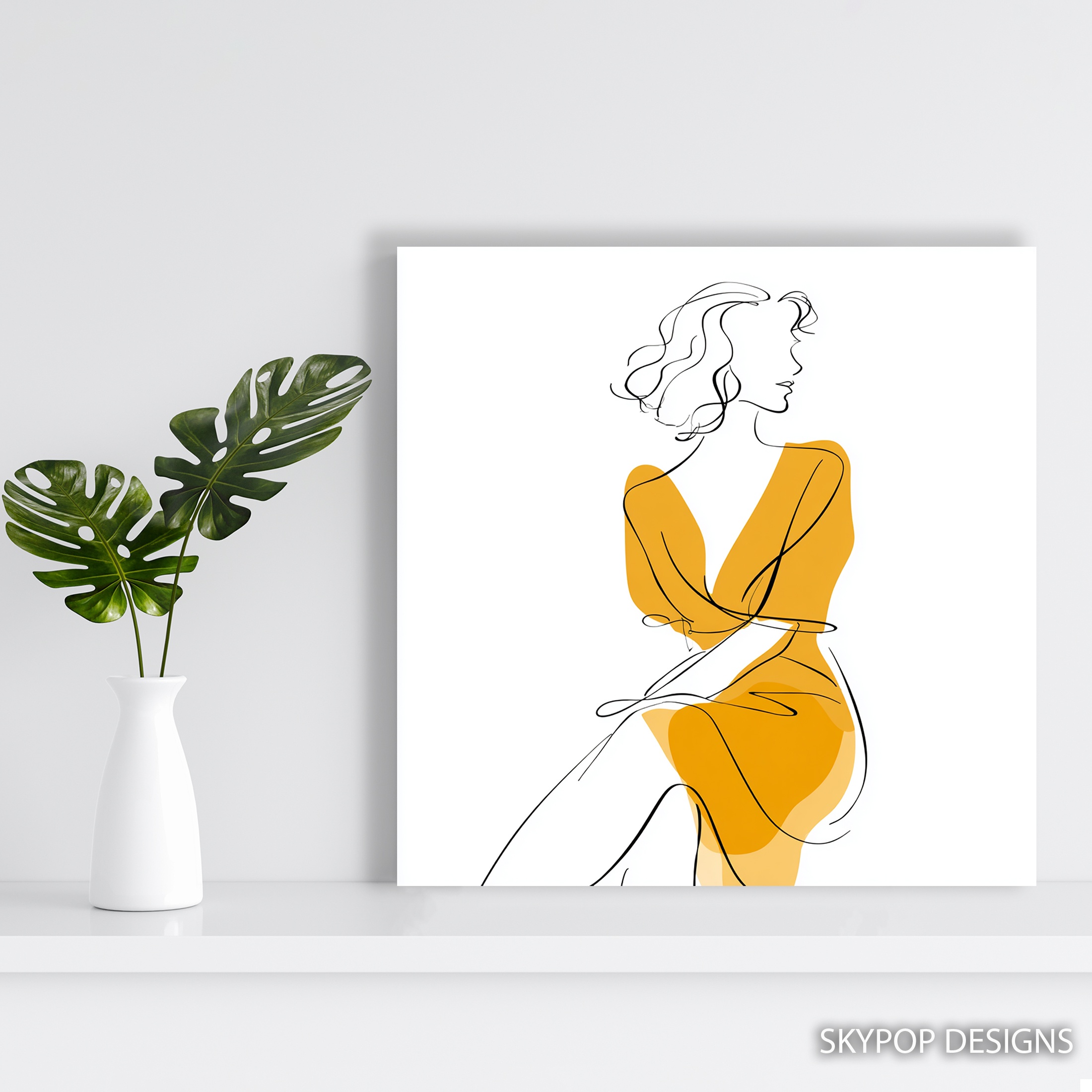 5.jpg Yellow Dress Art