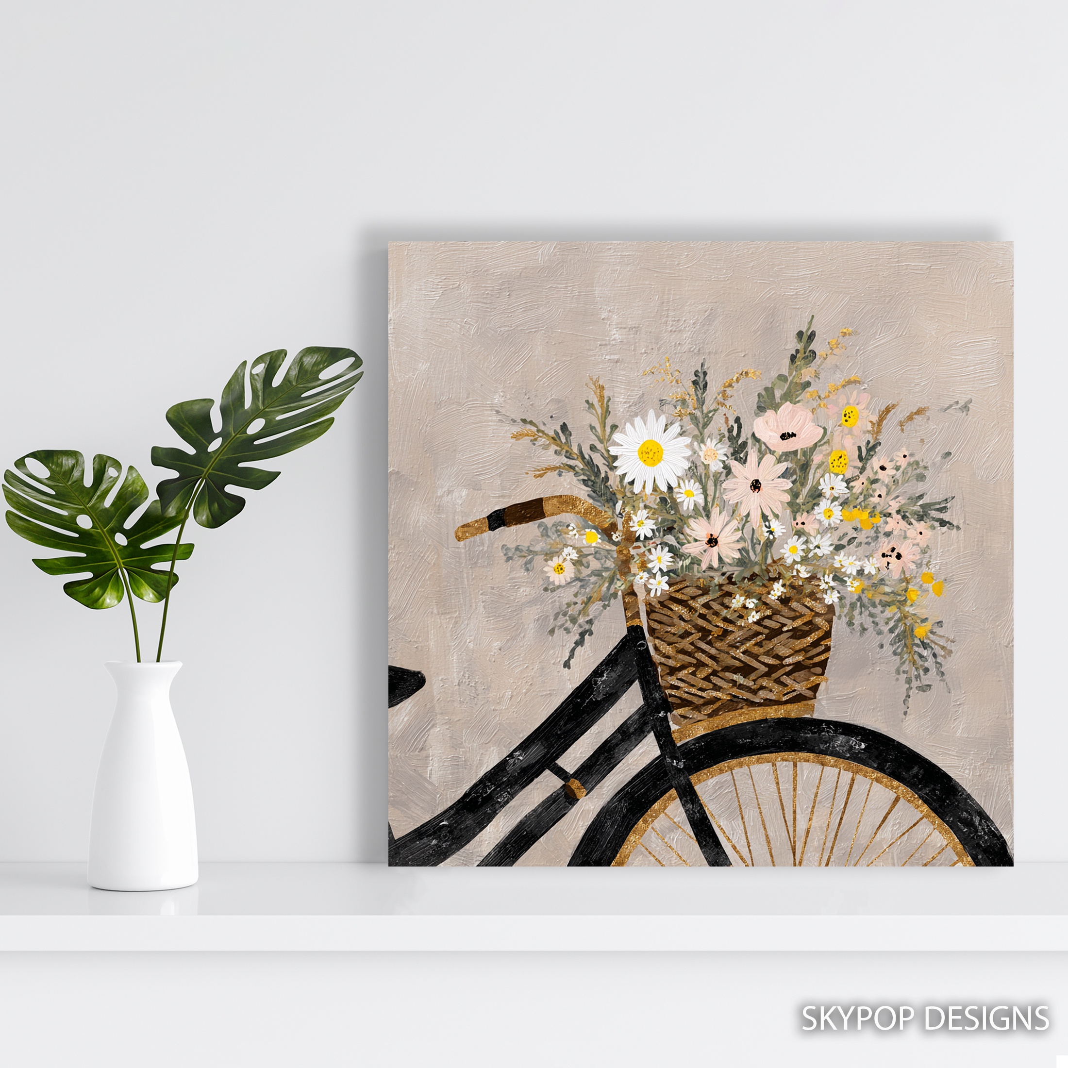 5.jpg Bicycle Flower Basket Art