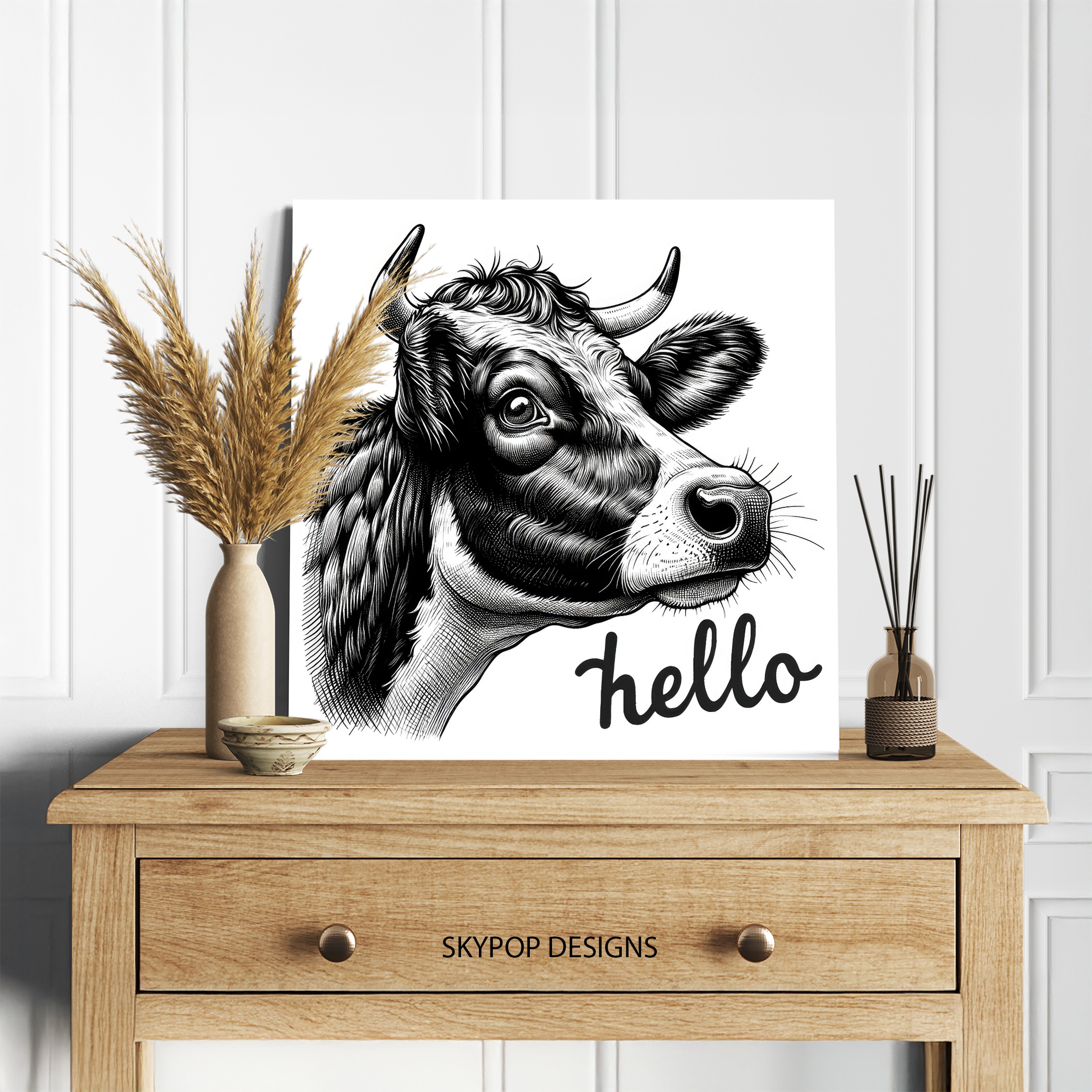 5.jpg Highland Cow Art