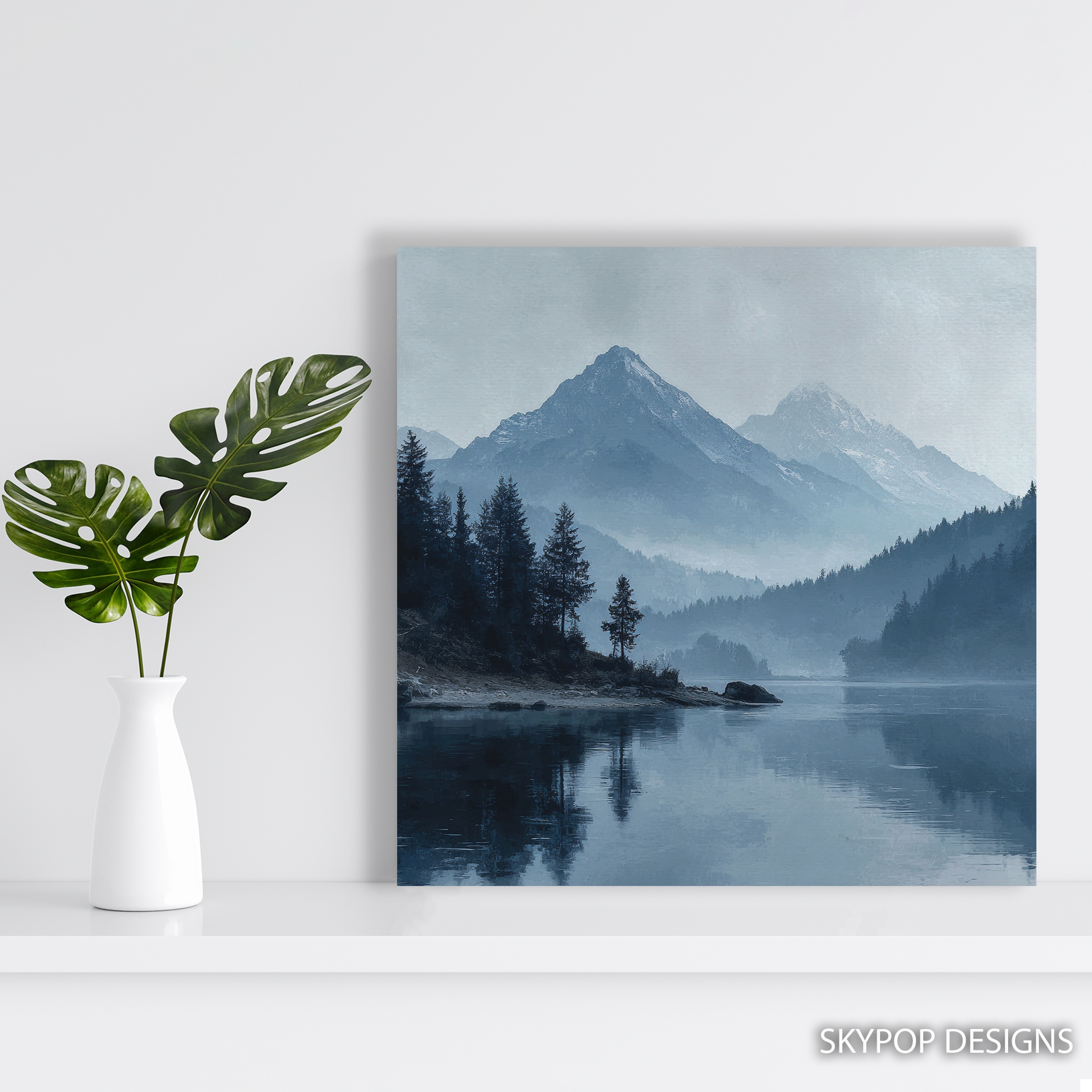 5.jpg Misty Mountain Lake Art