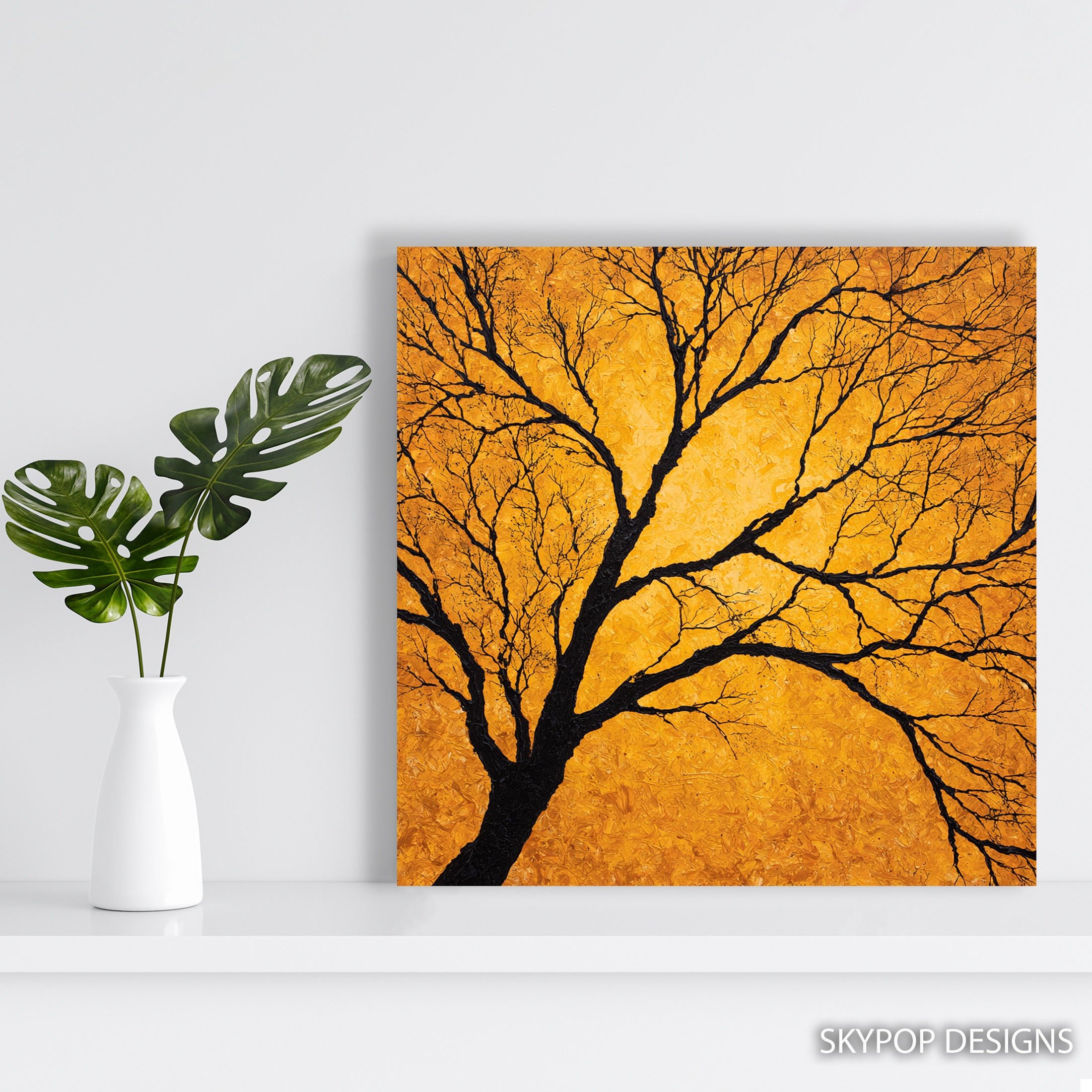 5.jpg Golden Autumn Tree Art