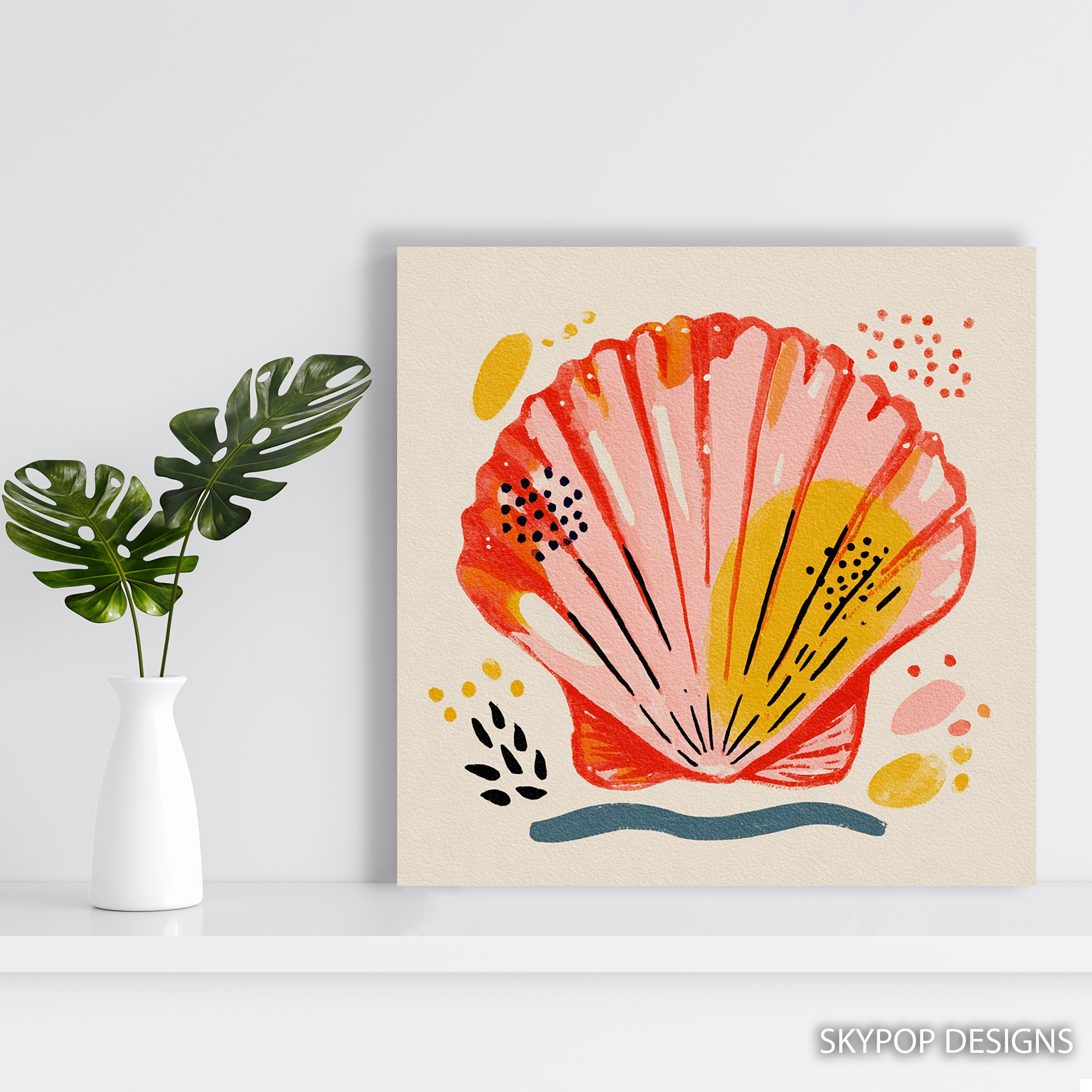 5.jpg Vibrant Seashell Art