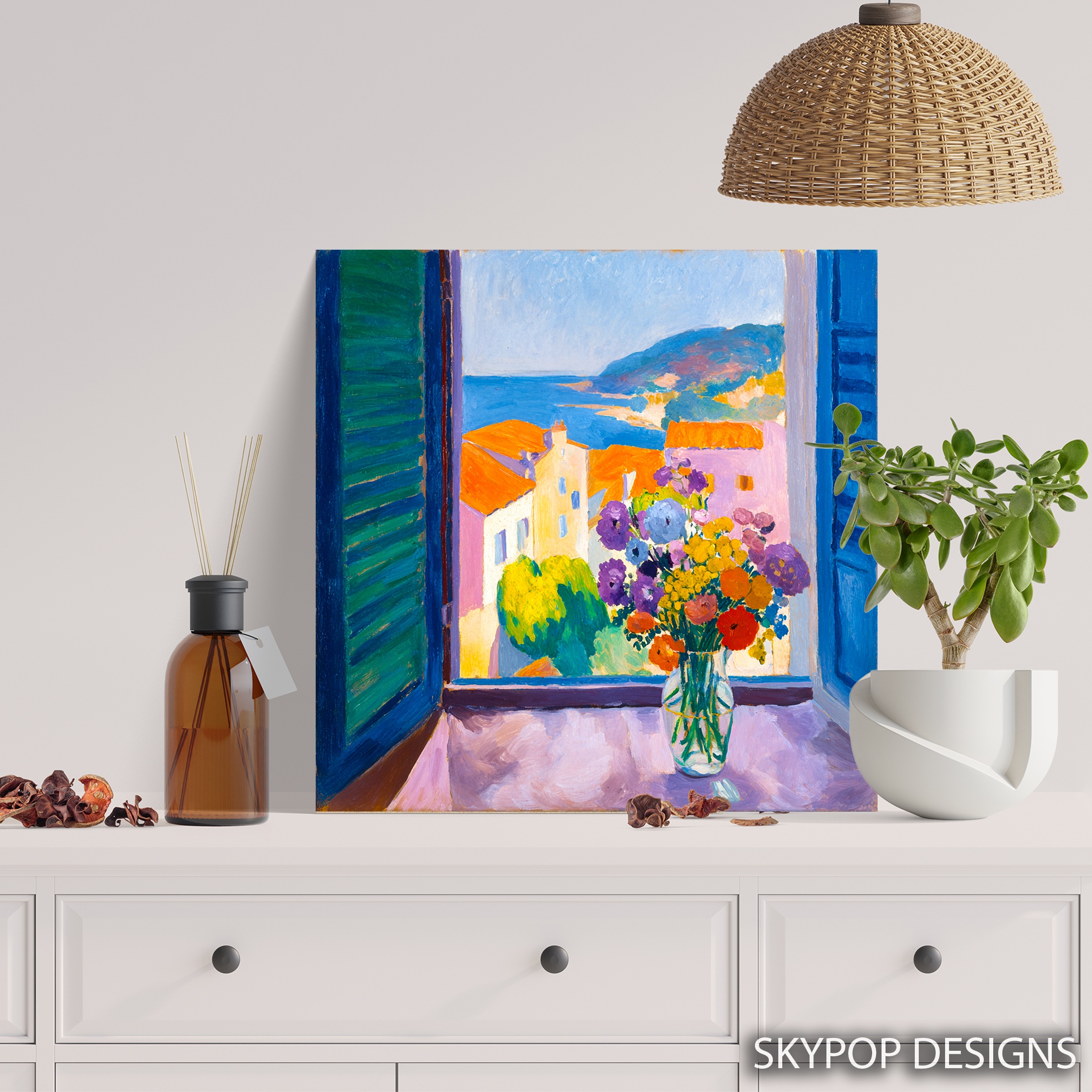 5.jpg Seaside Window Bouquet Art