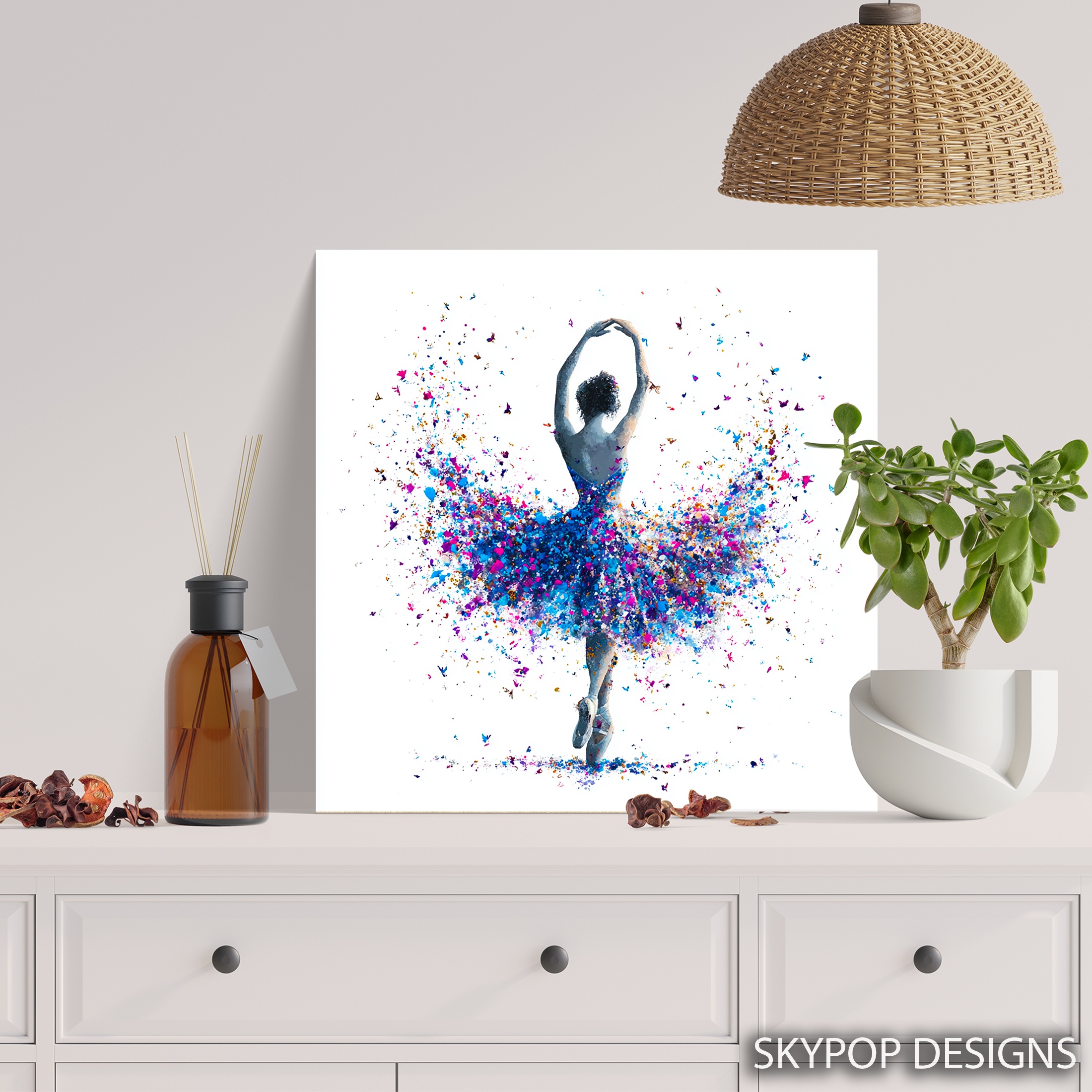 5.jpg Colorful Ballerina Art