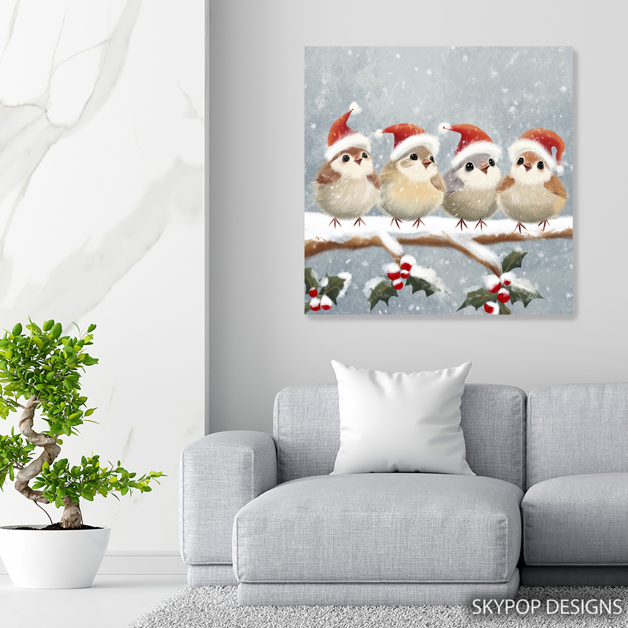 5.jpg Bird Christmas Art