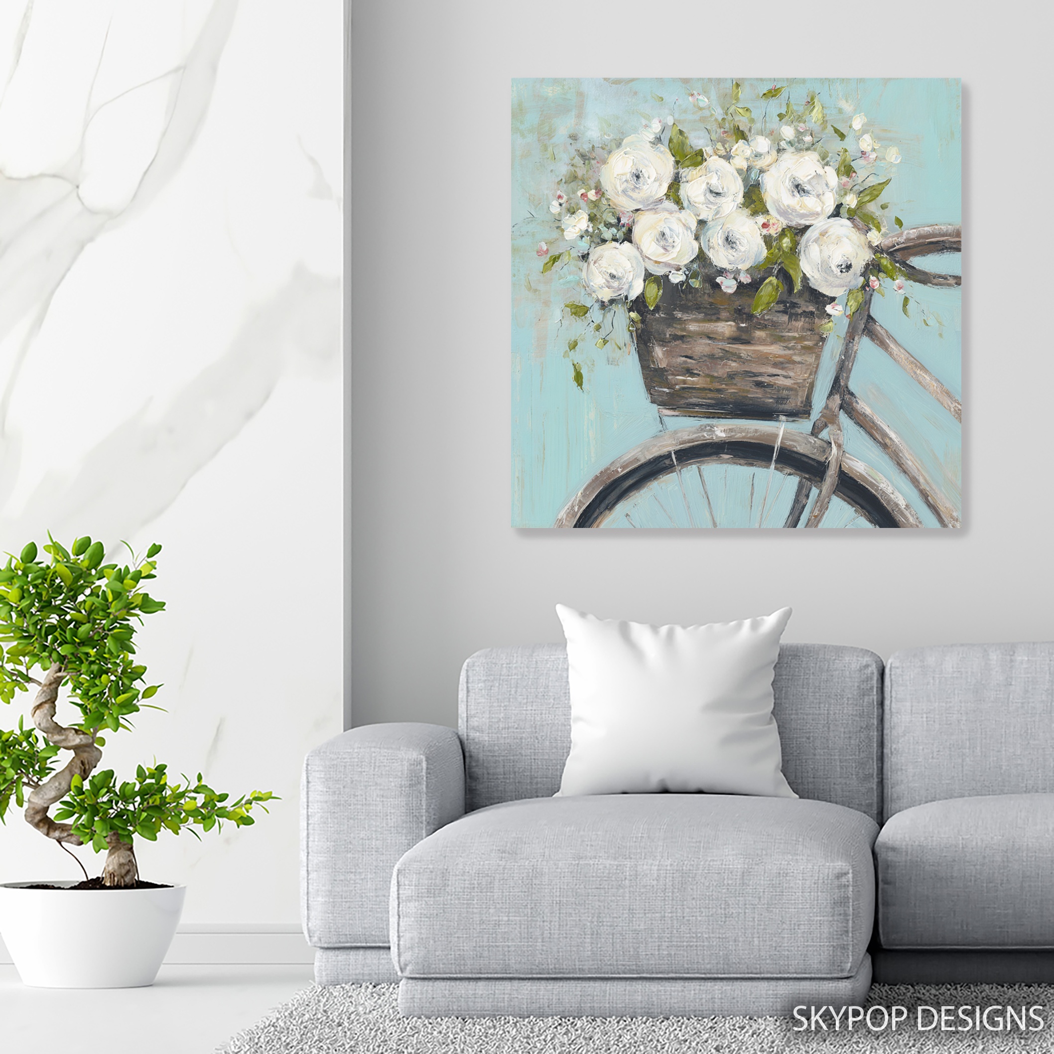 5.jpg Bicycle Flower Basket Art