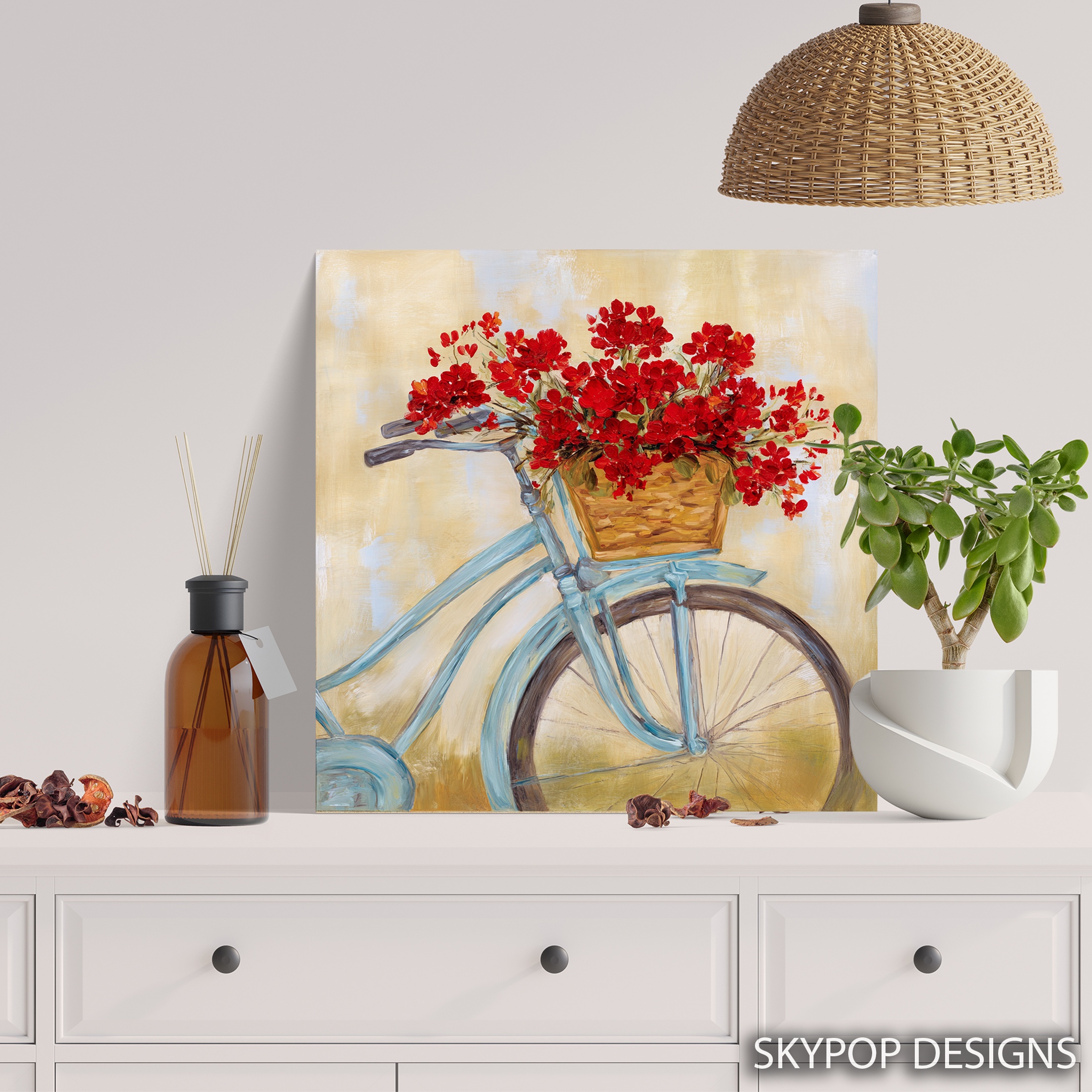 5.jpg Bicycle Flower Basket Art