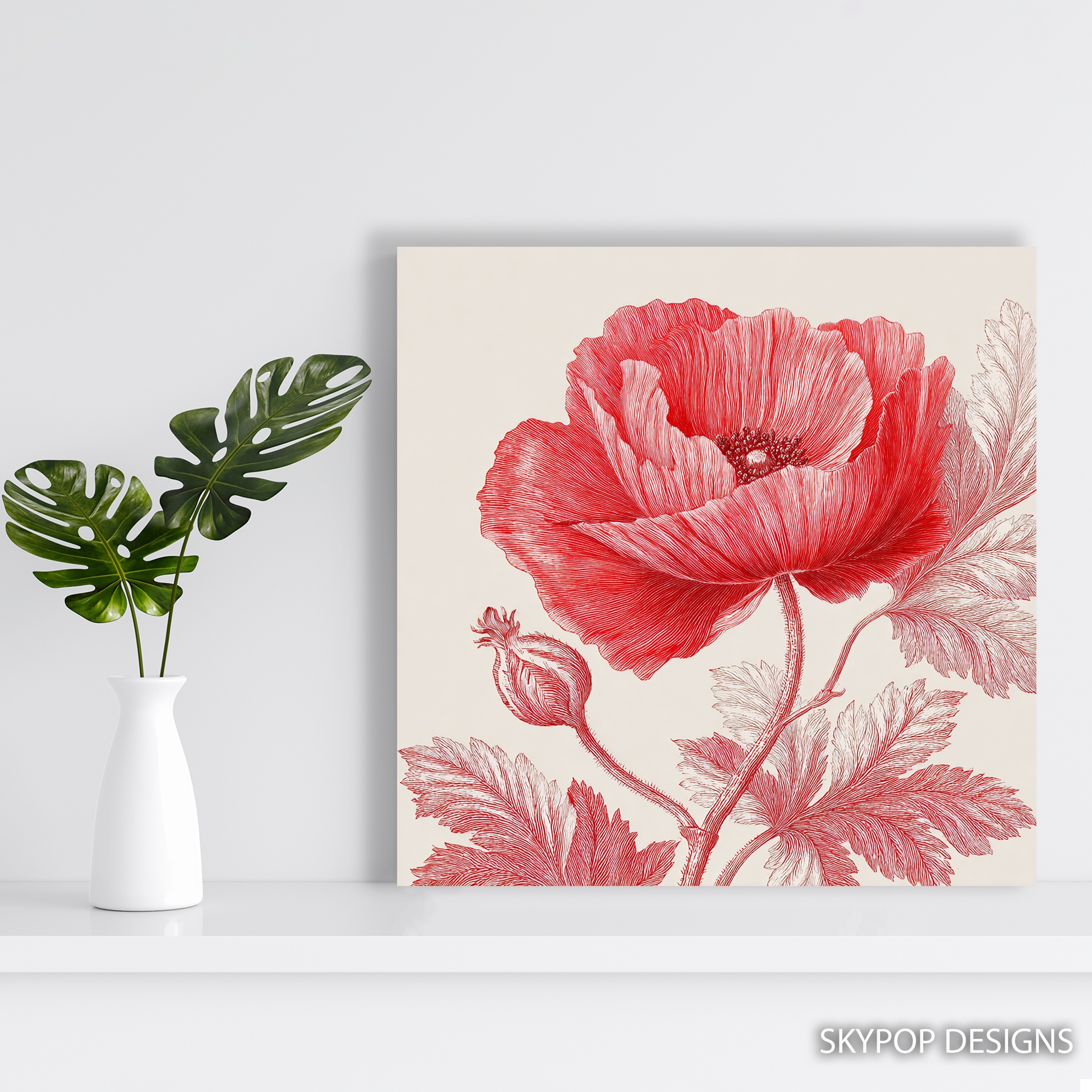 5.jpg Red Poppy Art