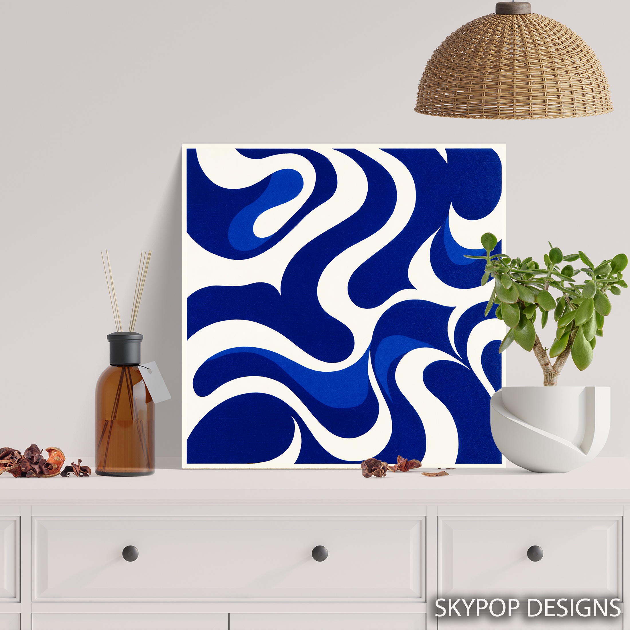5.jpg Blue Wave Abstract Art
