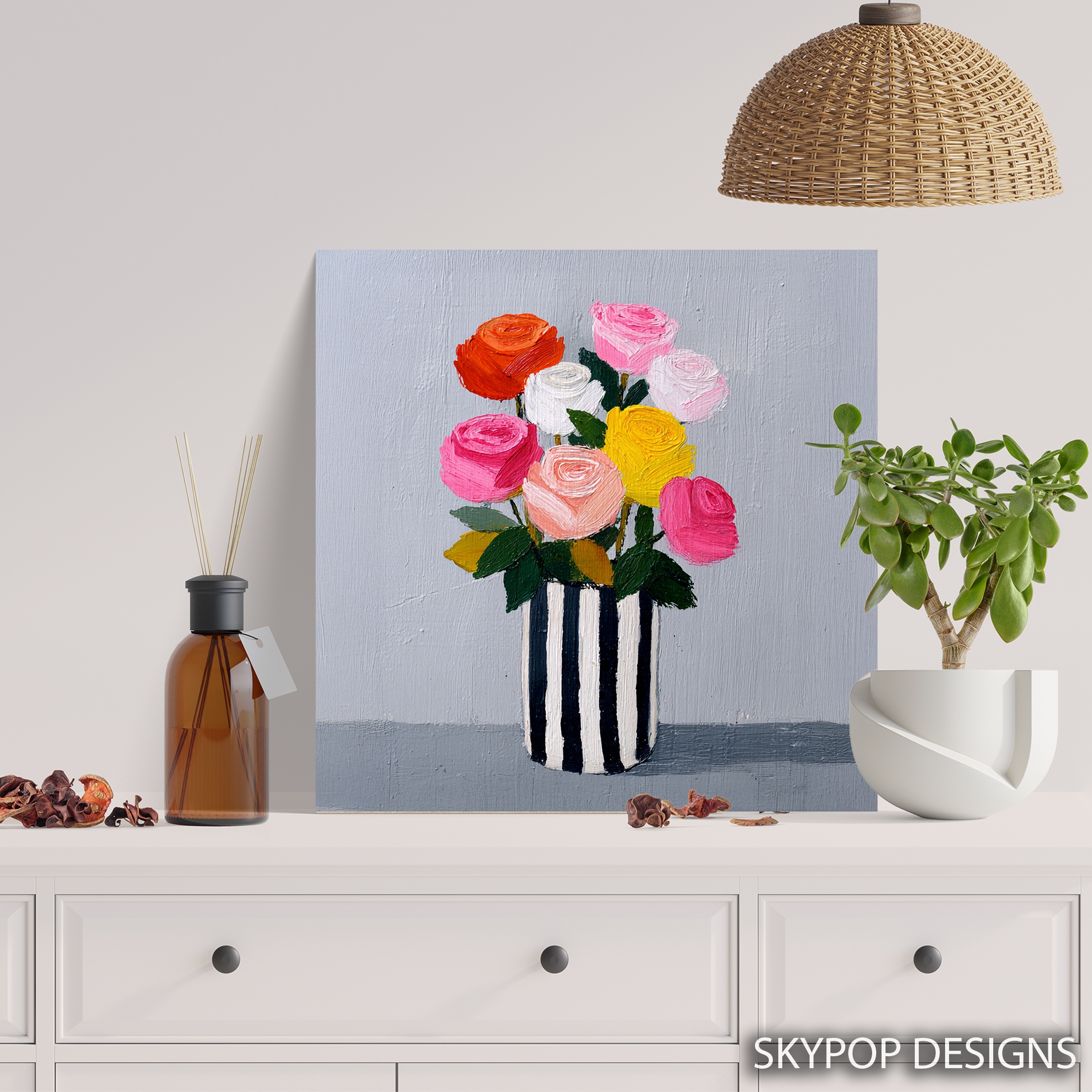 5.jpg Colorful Roses Art
