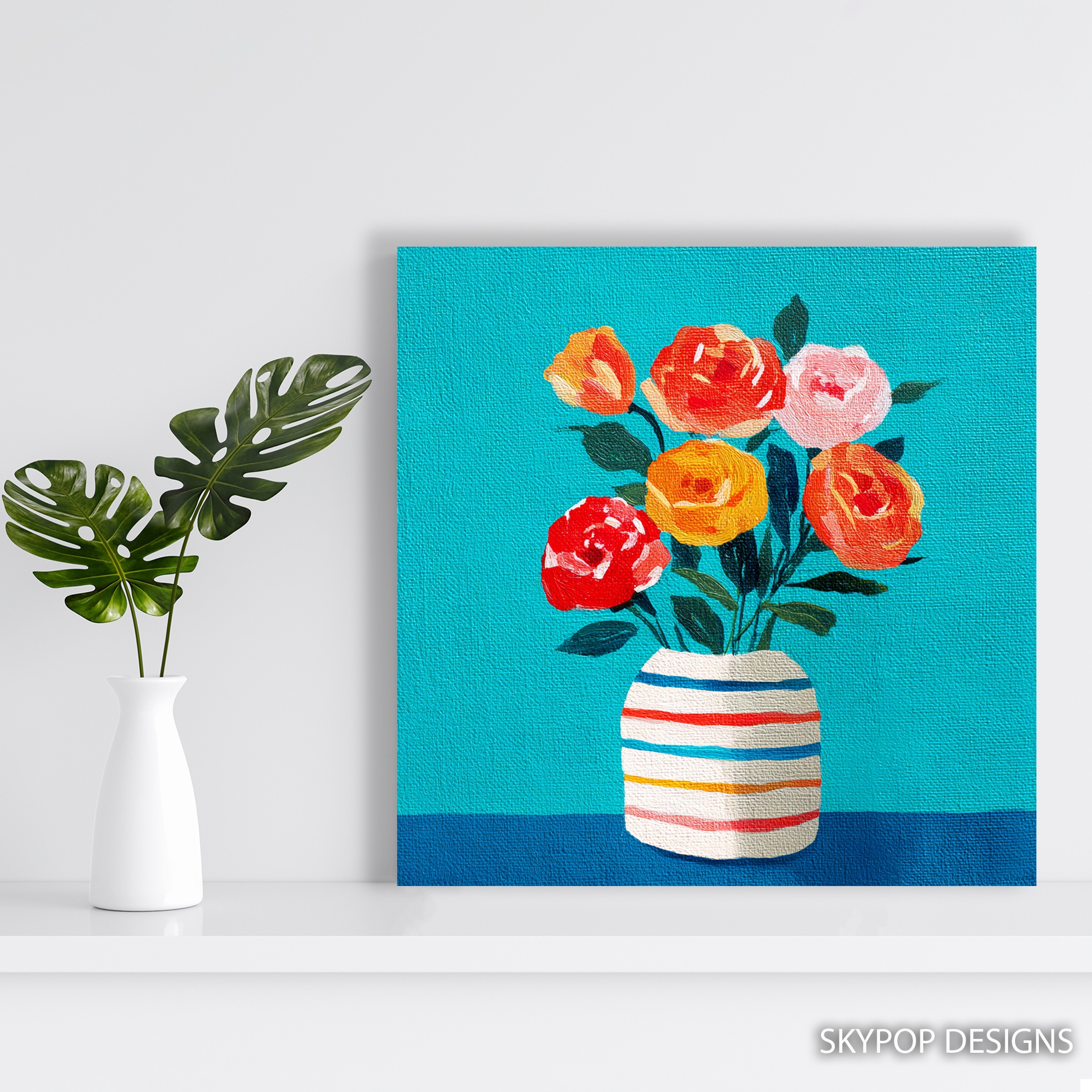 5.jpg Vibrant Floral Bouquet Art