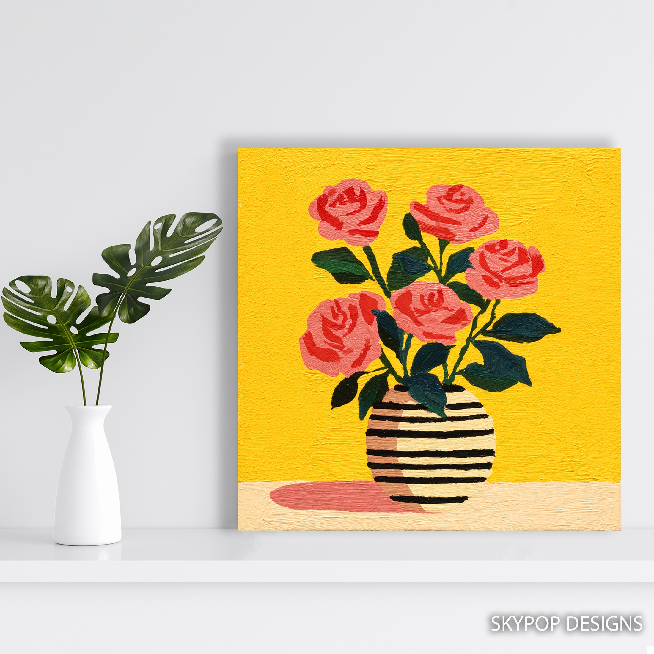 5.jpg Pink Roses Art