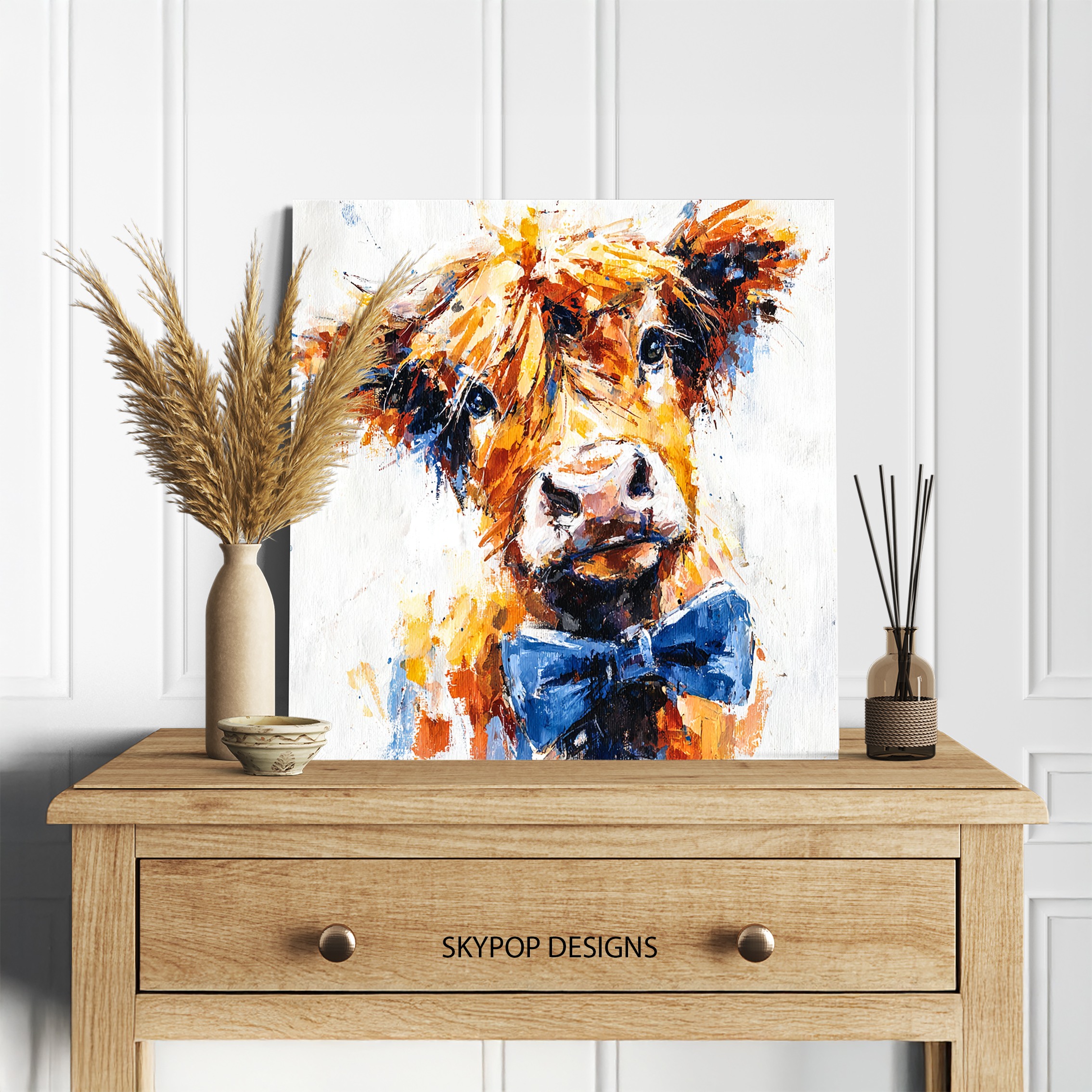 5.jpg Highland Cow Art