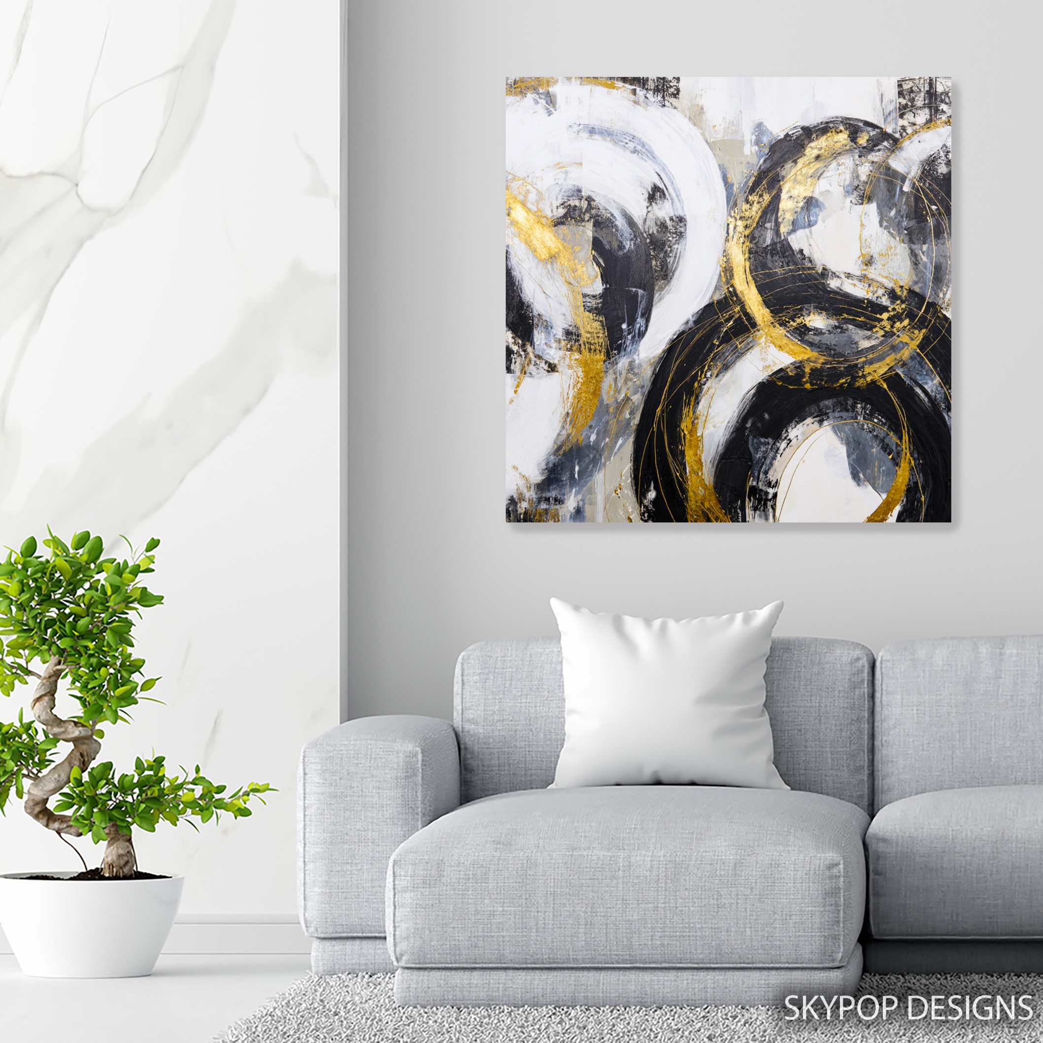 5.jpg Golden Circles Art