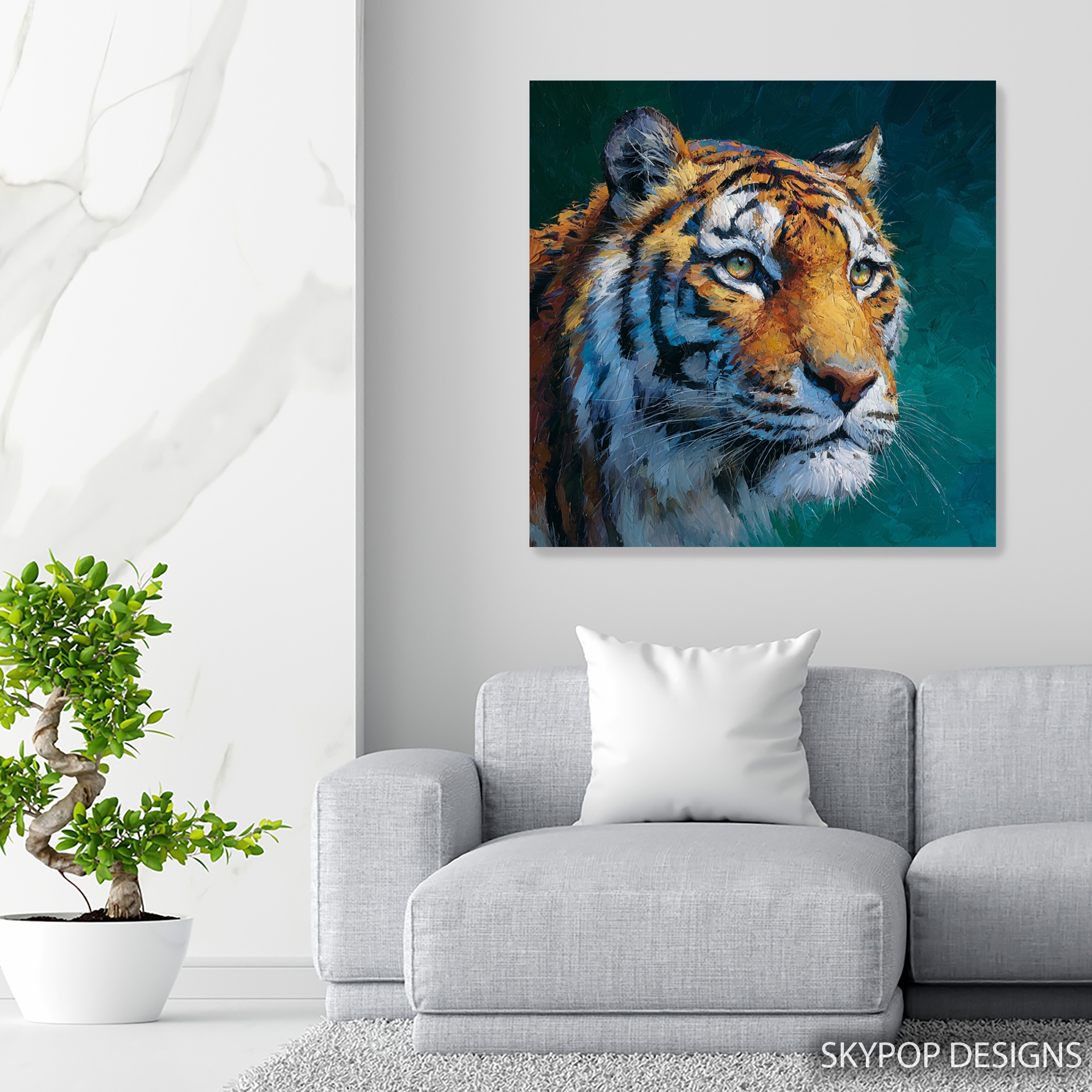 5.jpg Tiger Face Art