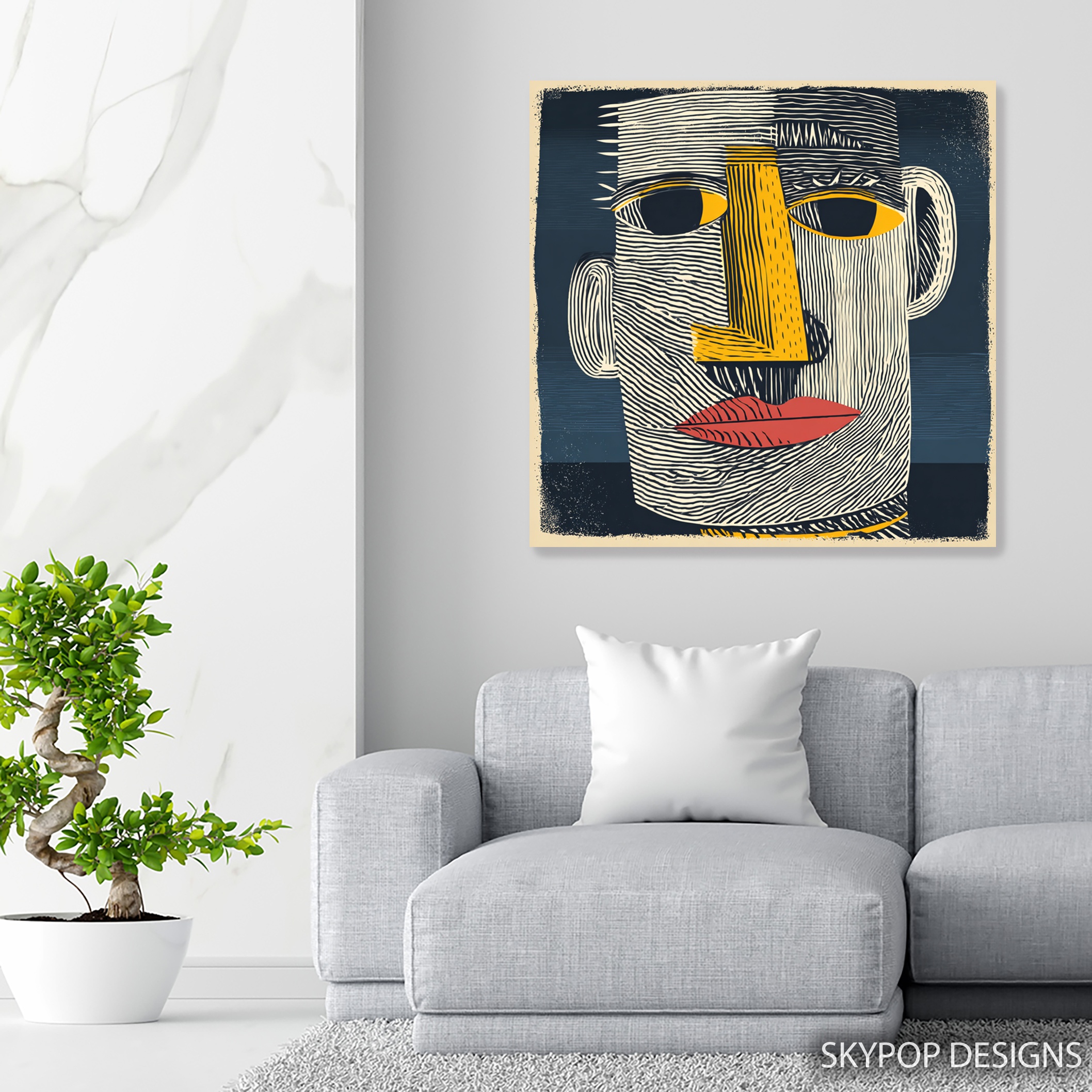 5.jpg Geometric Face Art