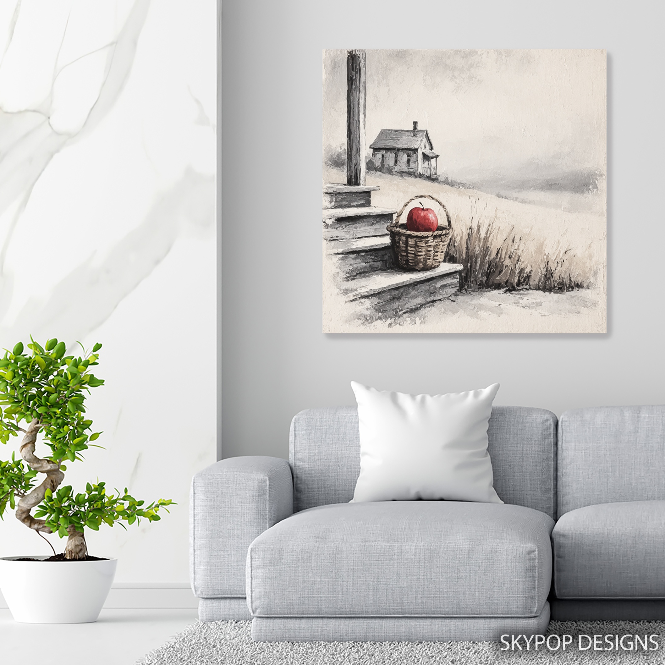5.jpg Rustic Apple Basket Art