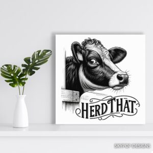 Highland Cow Art