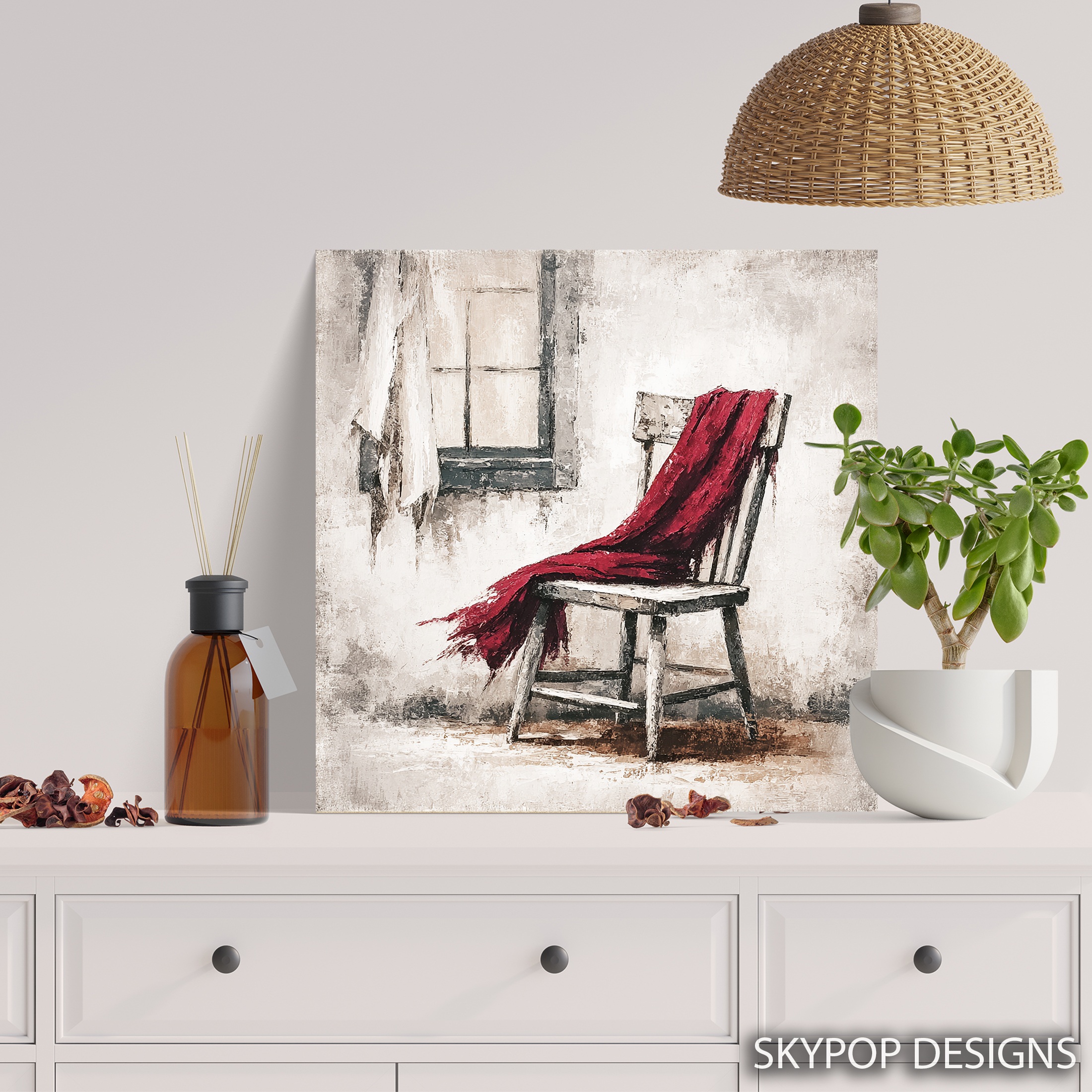 5.jpg Red Scarf Chair Art
