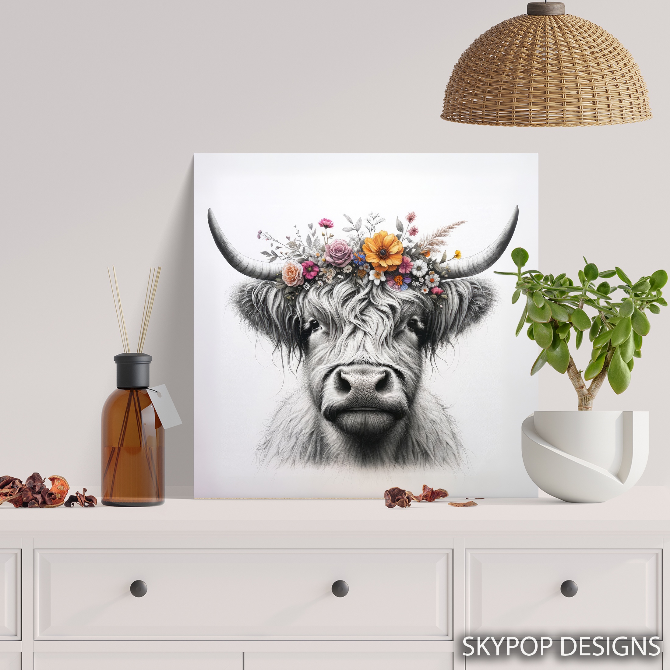 5.jpg Highland Cow Art