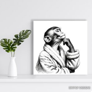 Chimpanzee Robe Art
