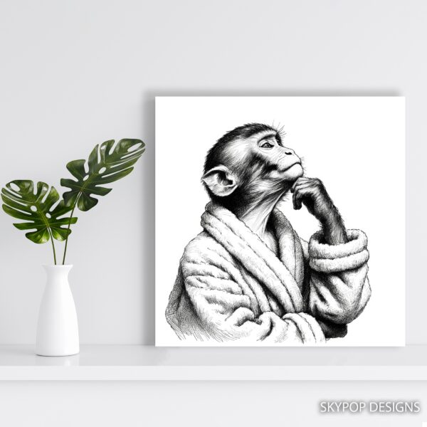 Chimpanzee Robe Art