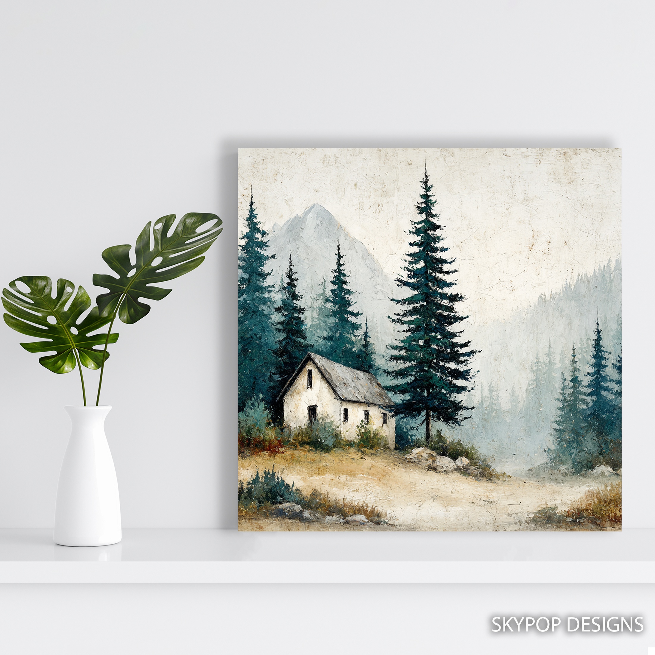 5.jpg Mountain Cabin Art