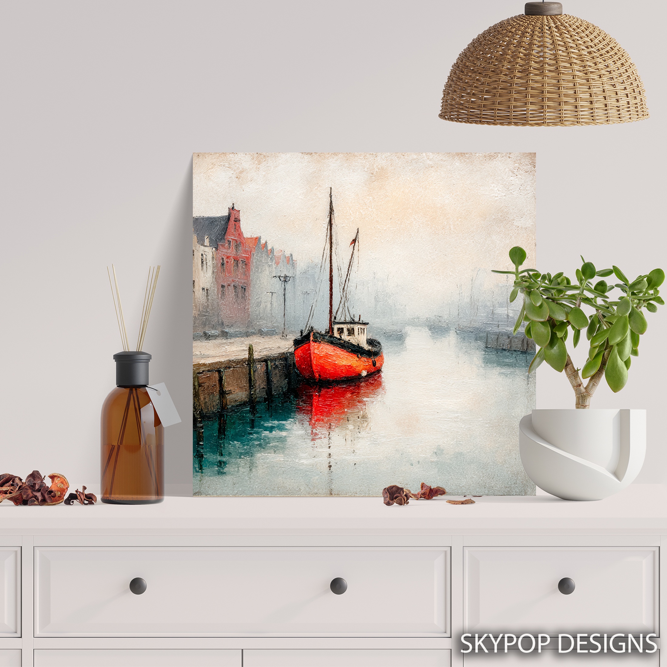 5.jpg Harbor Boat Art
