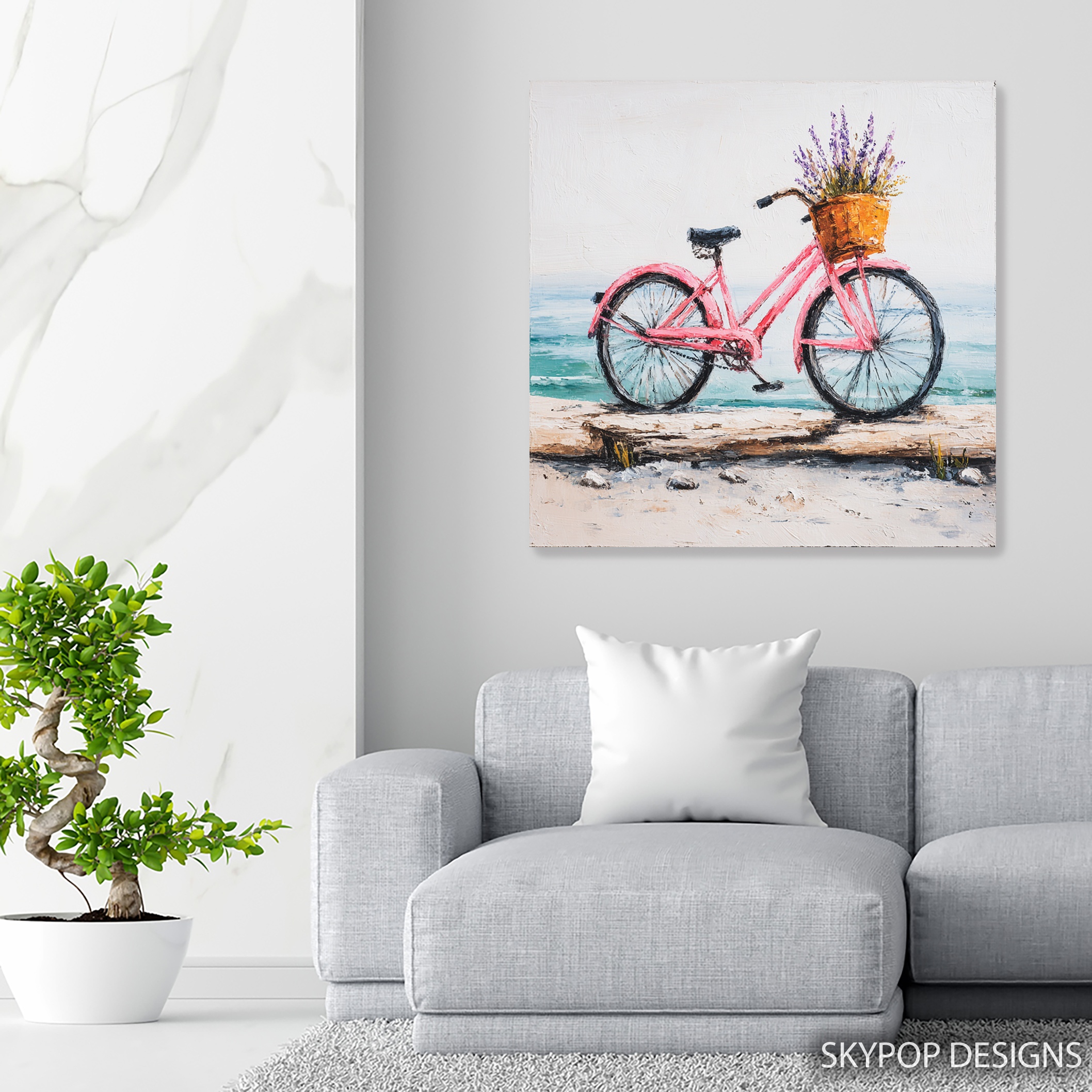 5.jpg Coastal Bike Lavender Art