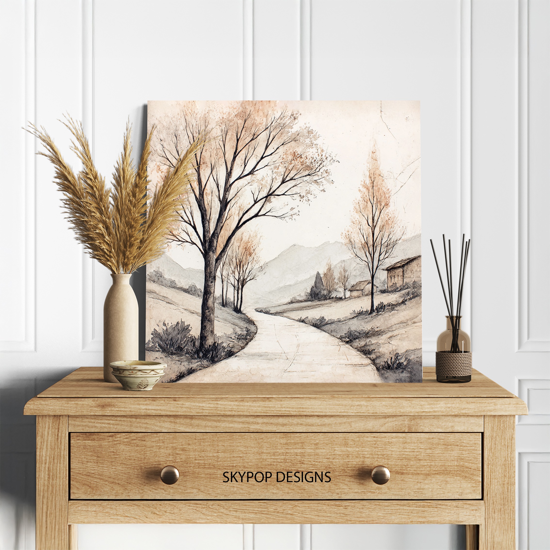 5.jpg Serene Countryside Path Art