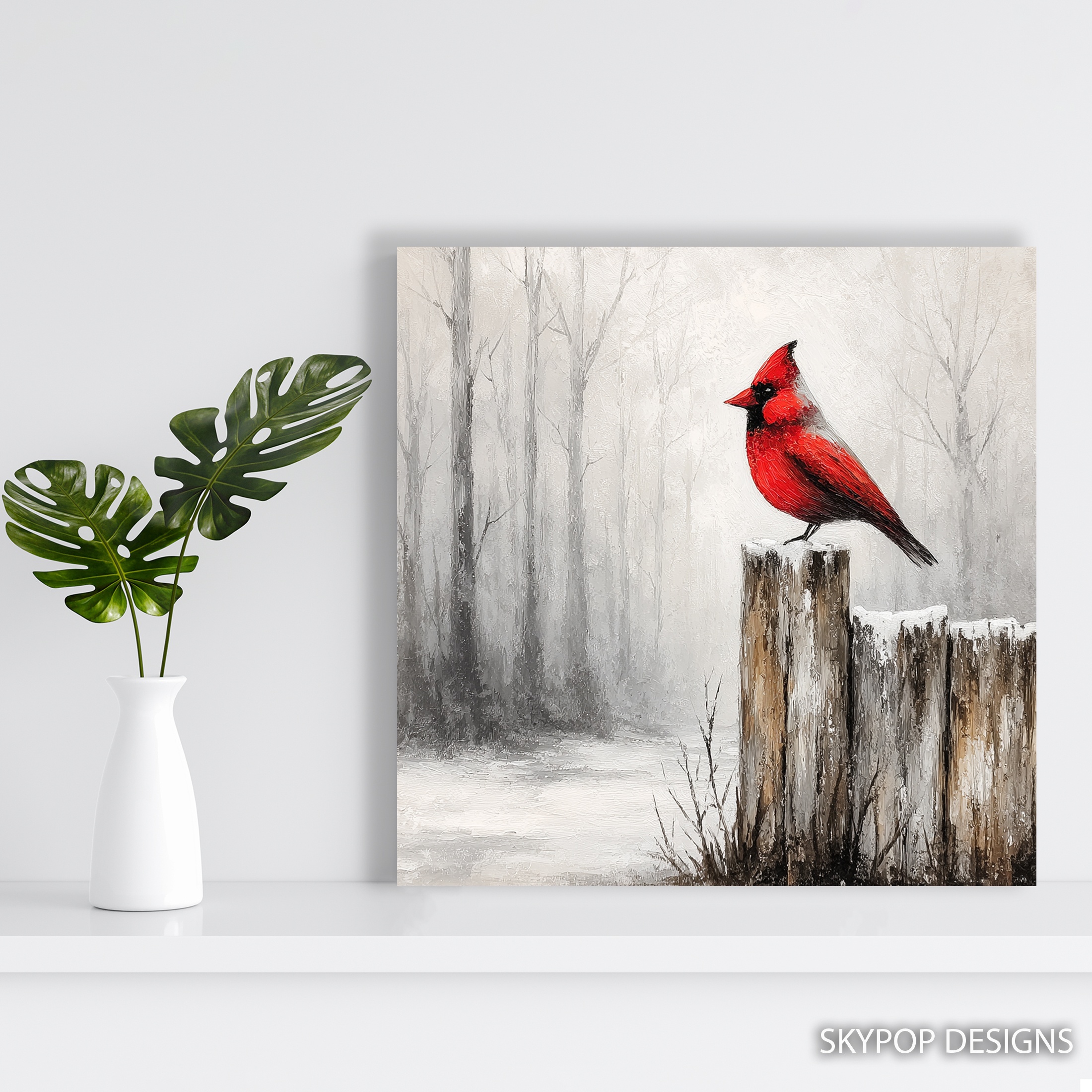 5.jpg Cardinal Winter Art