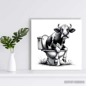 Highland Cow Art